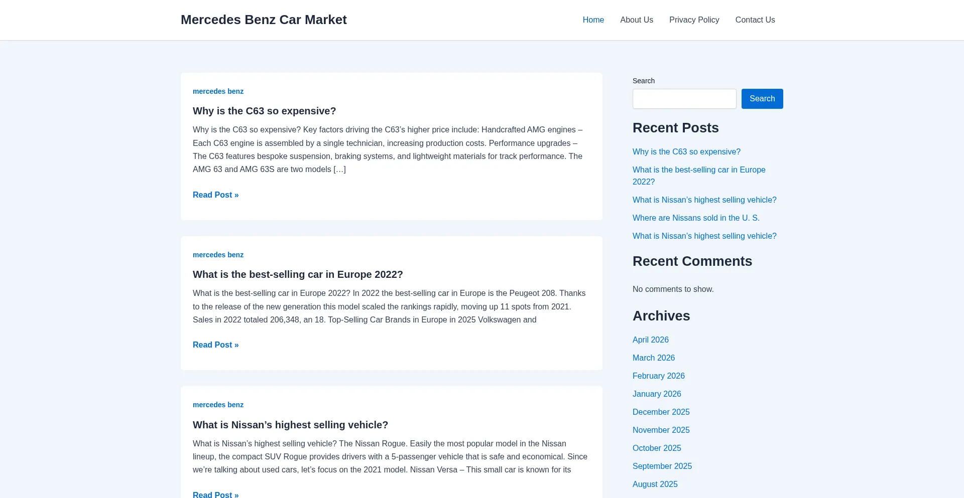Mercedescarmarket.com