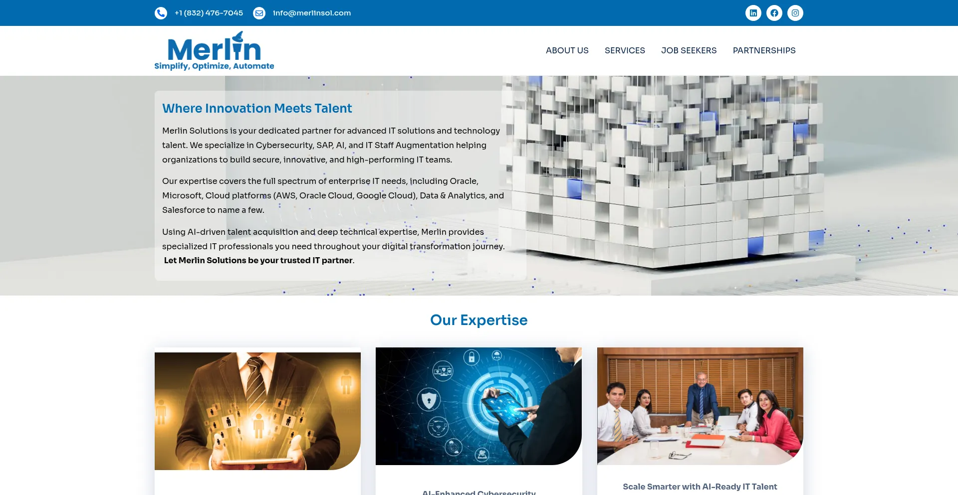 Merlinsol.com Screenshot