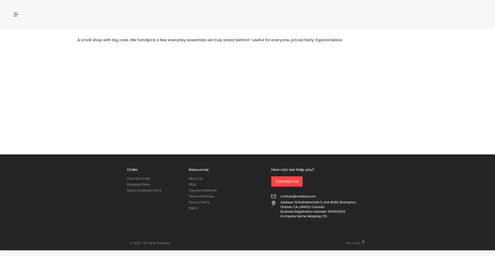 Meslisa.com Screenshot