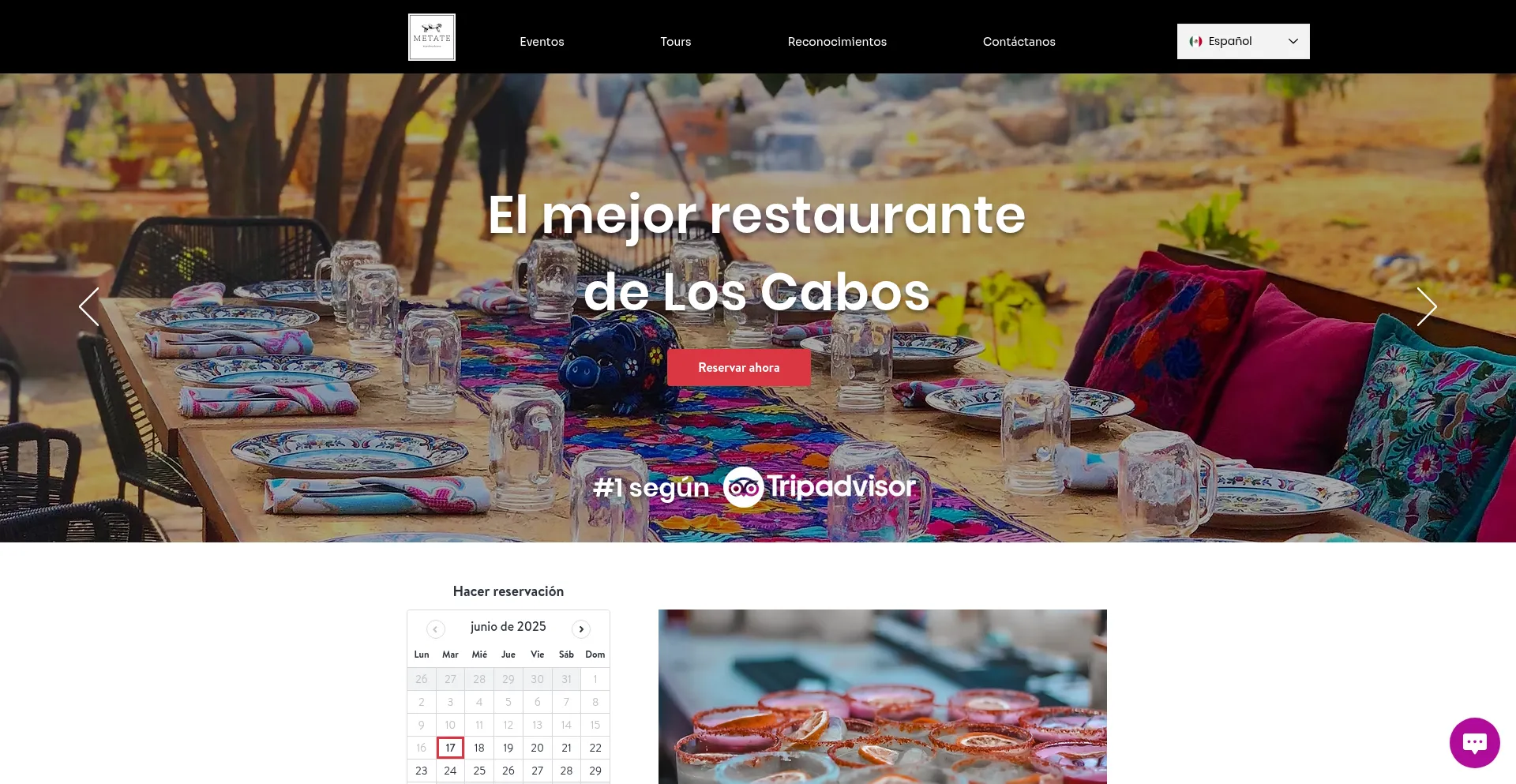 Website screenshot of Metatecabo.mx