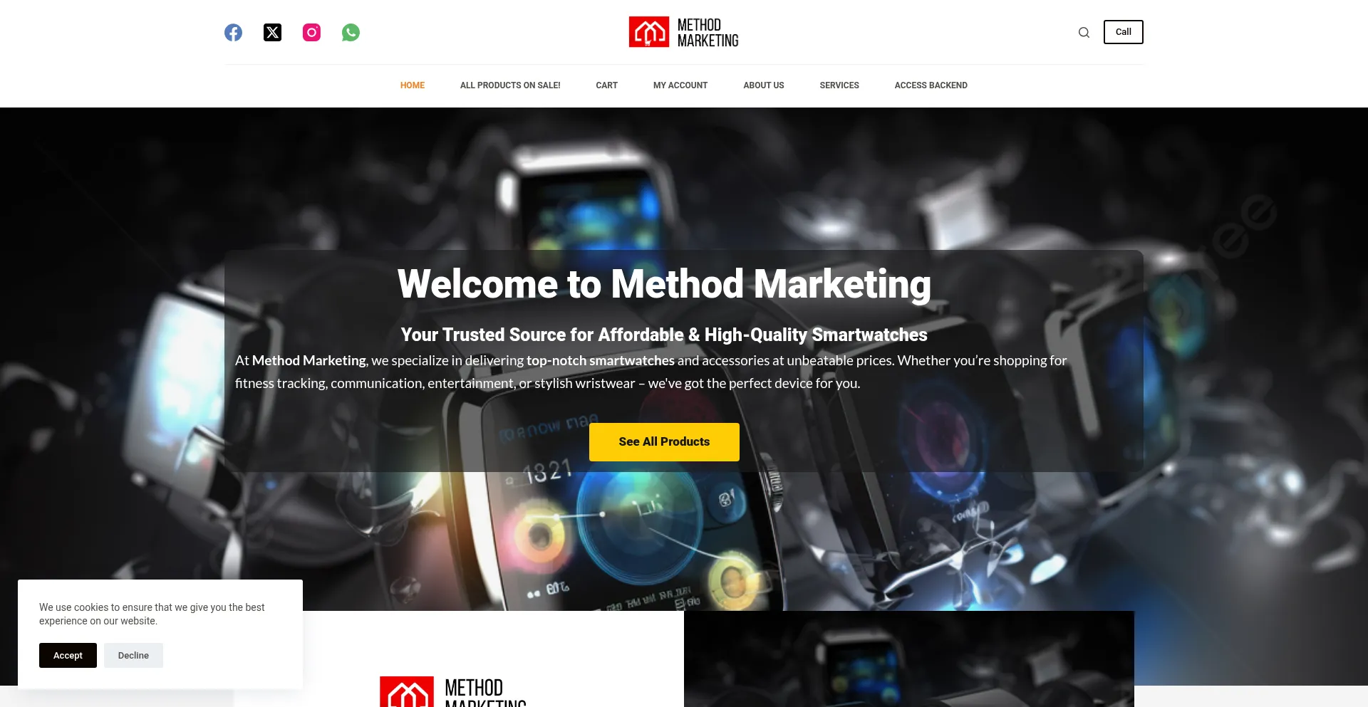 Methodmarketinggh.com Screenshot