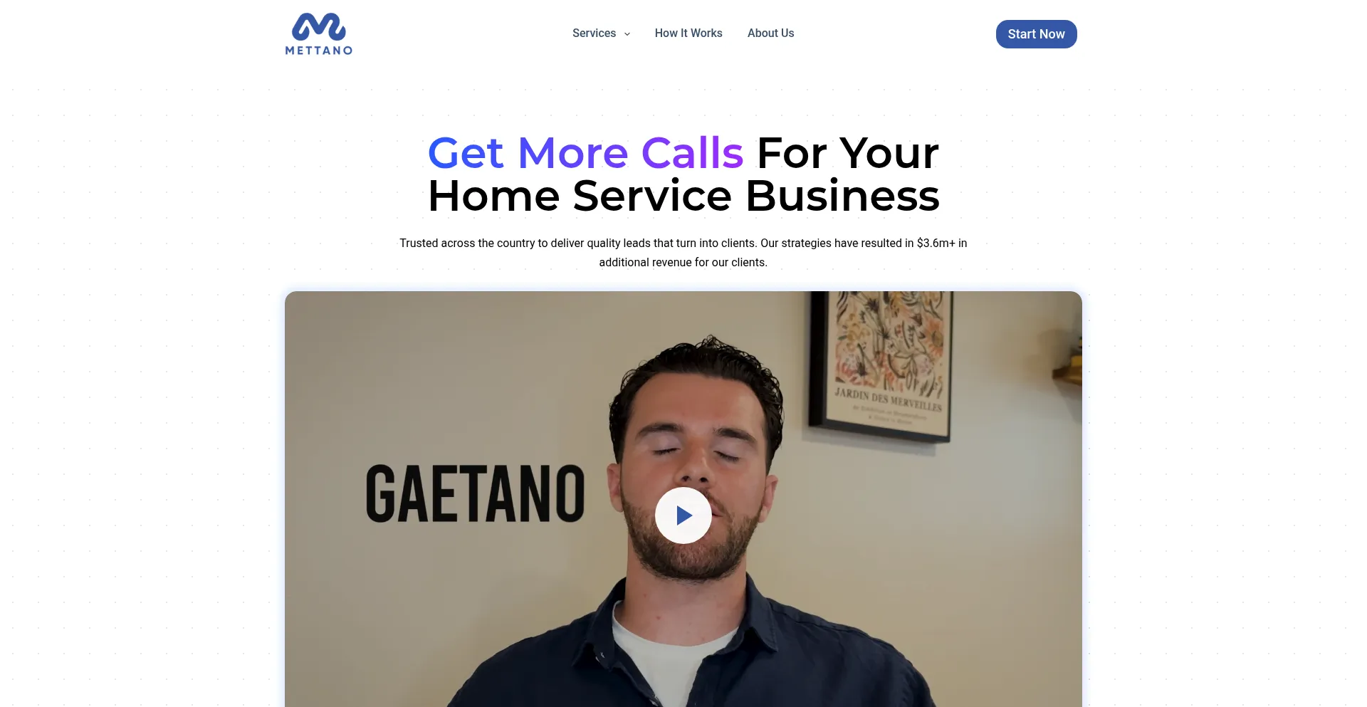 Mettano.com Screenshot