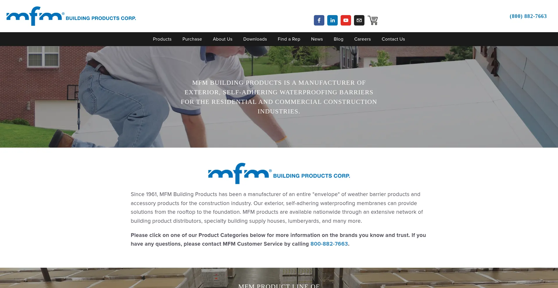 Website screenshot of Mfmbp.com