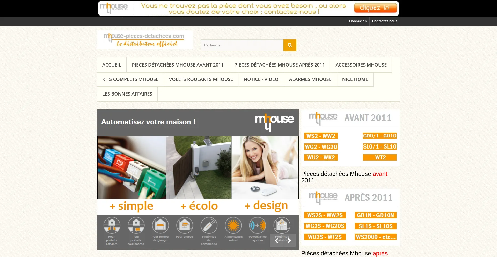 Mhouse-pieces-detachees.com Screenshot