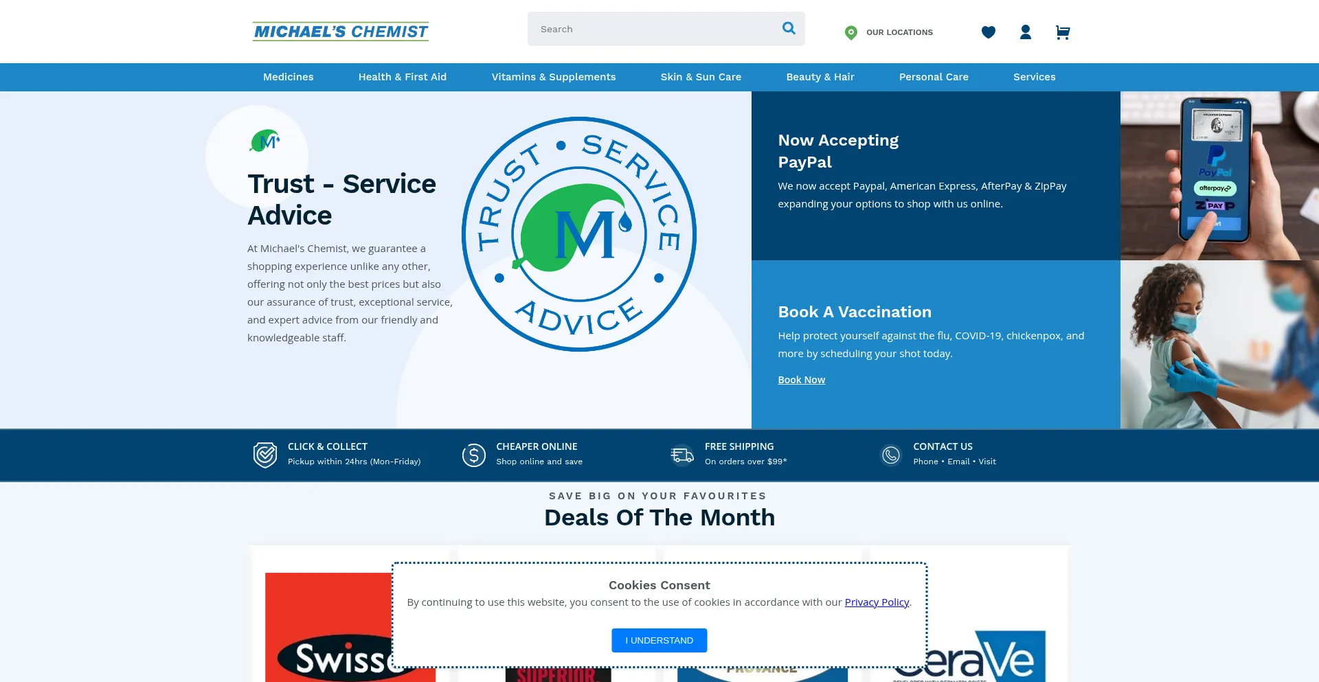Michaelschemist.com.au 安全可靠吗？