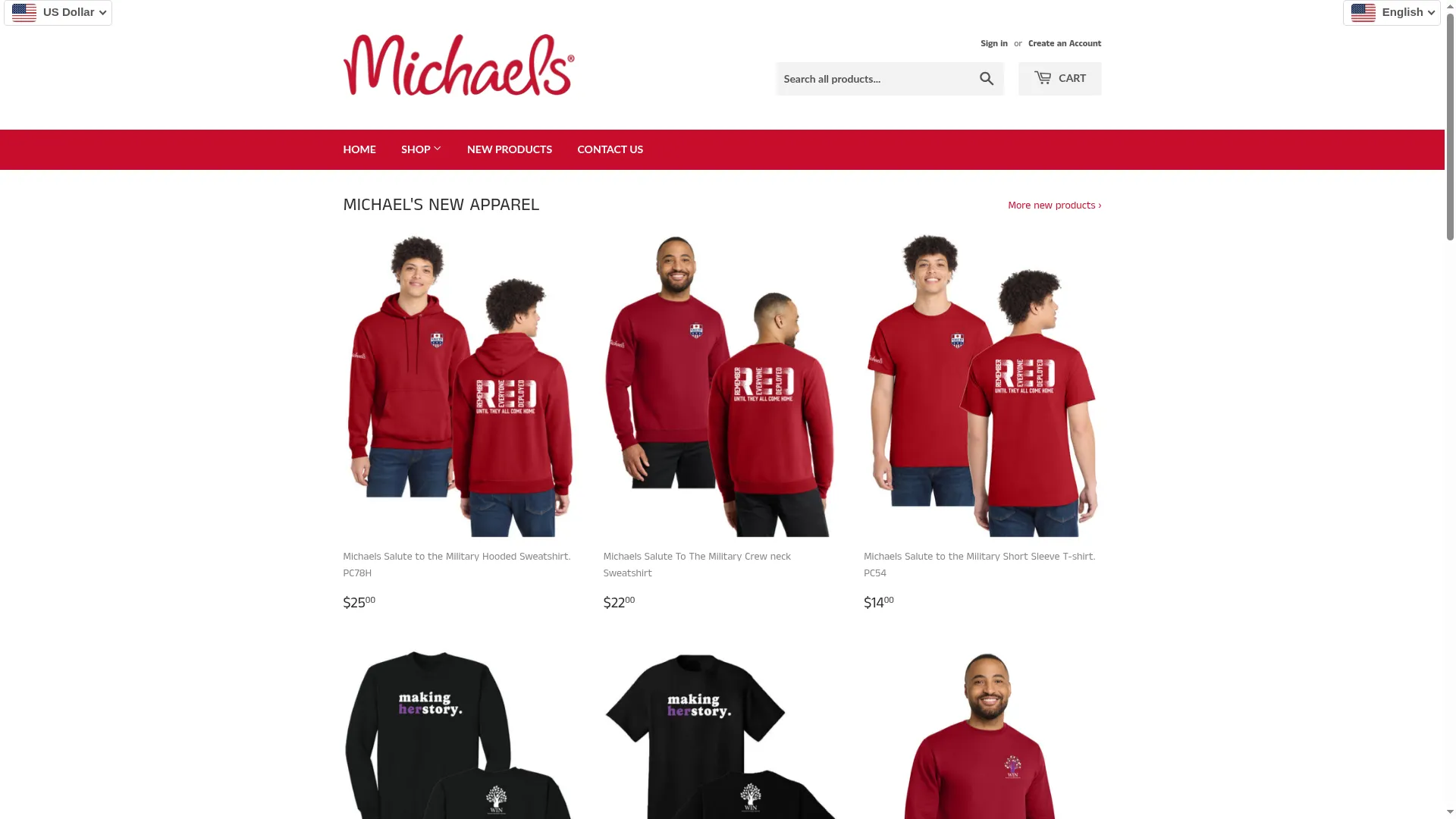 Michaelsteamshirts.com