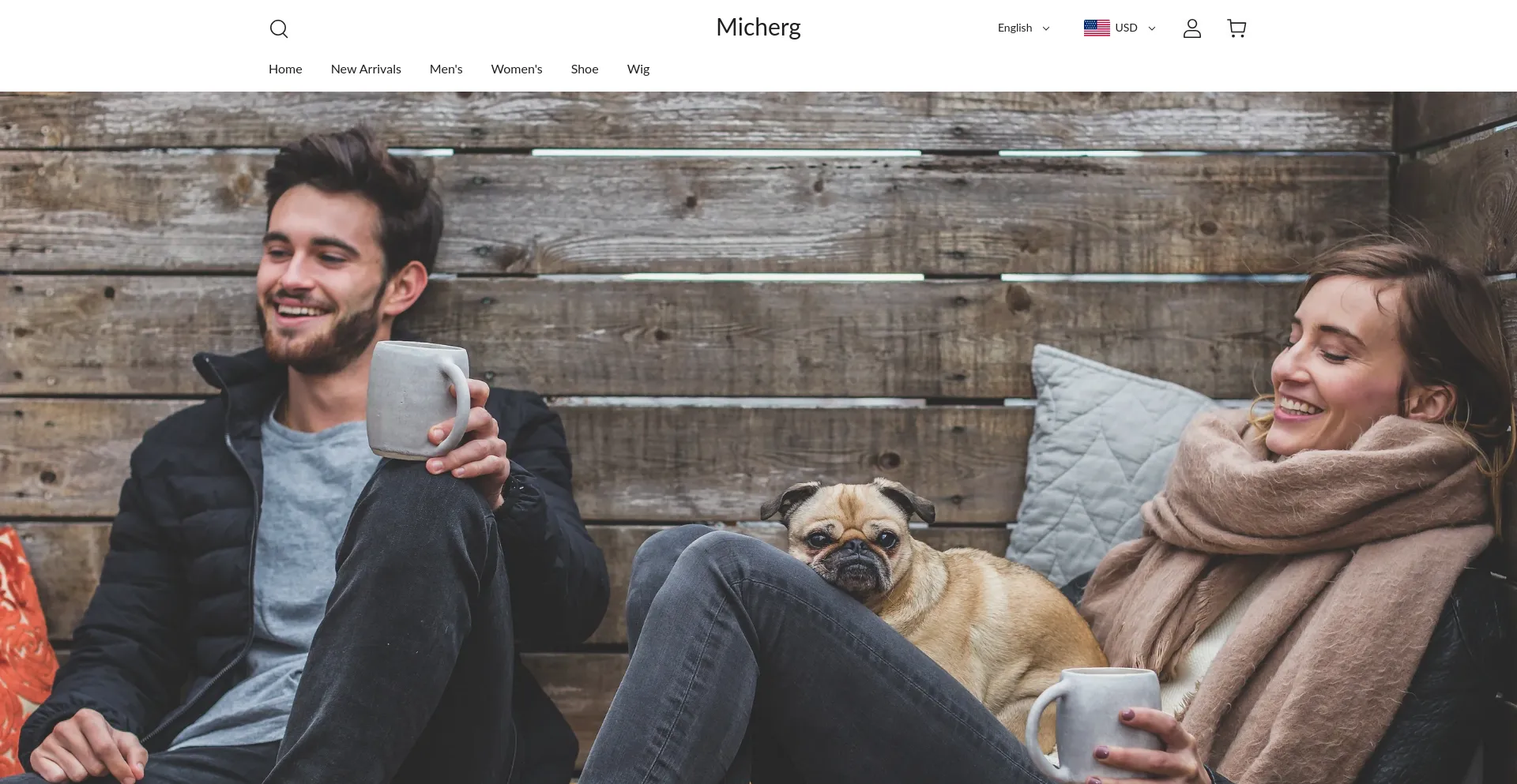 Website screenshot of Micherg.com