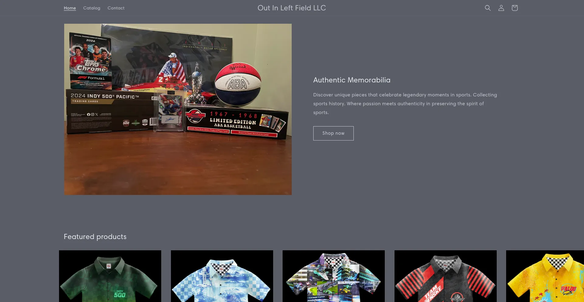 Website screenshot of Mickscollectibles.com