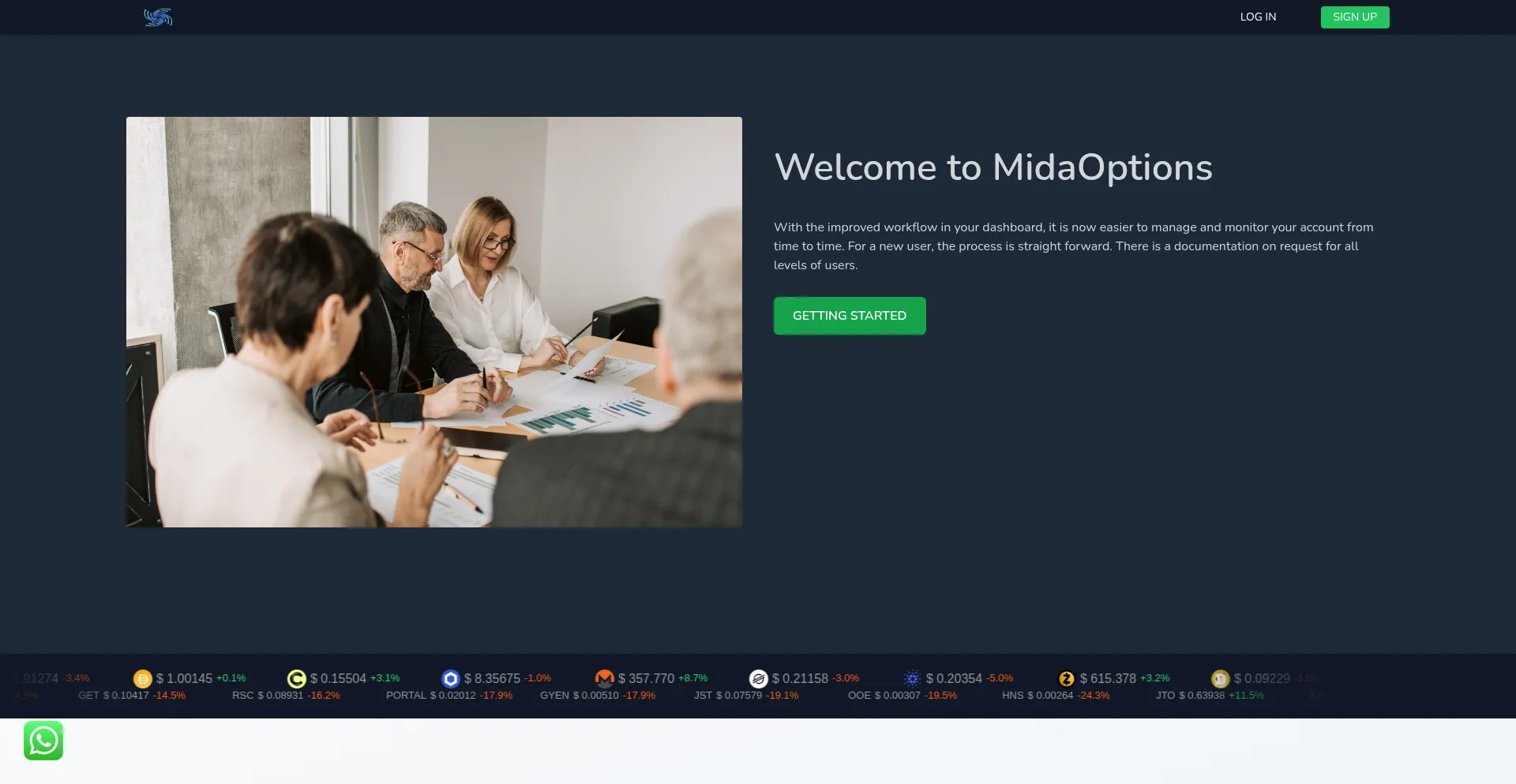 Midaoptions.live