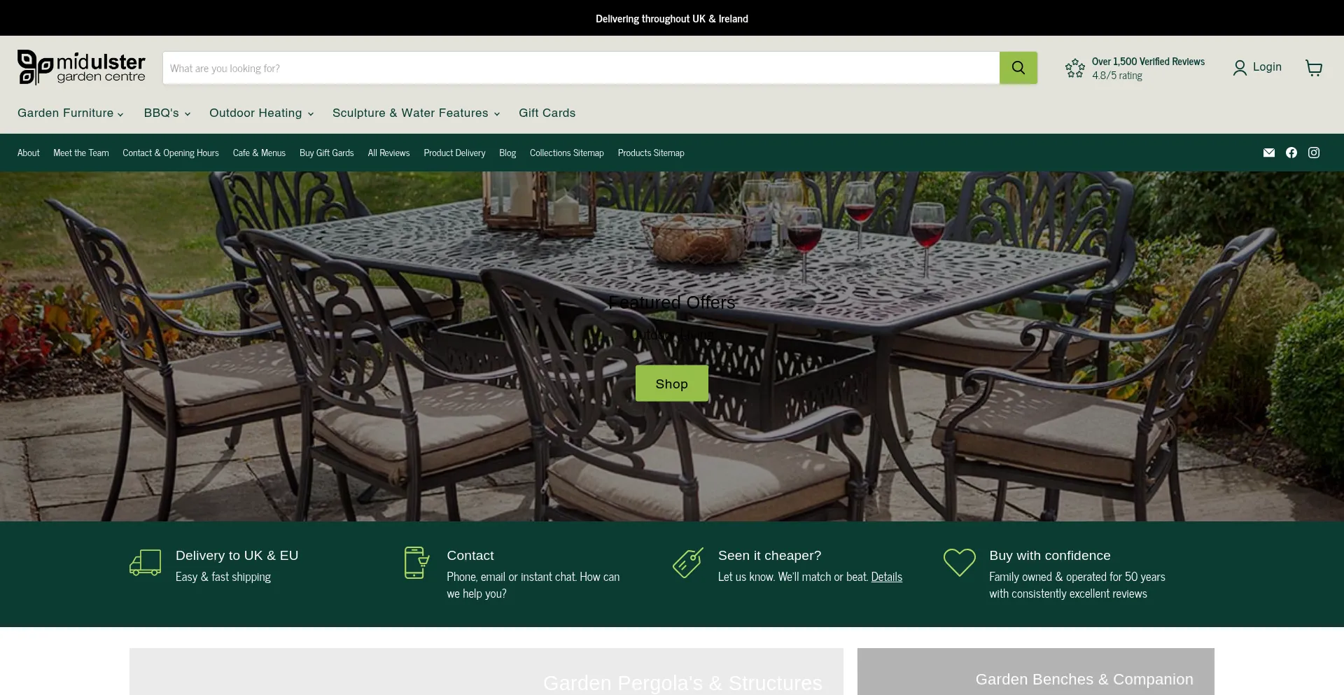 Website screenshot of Midulster.co.uk