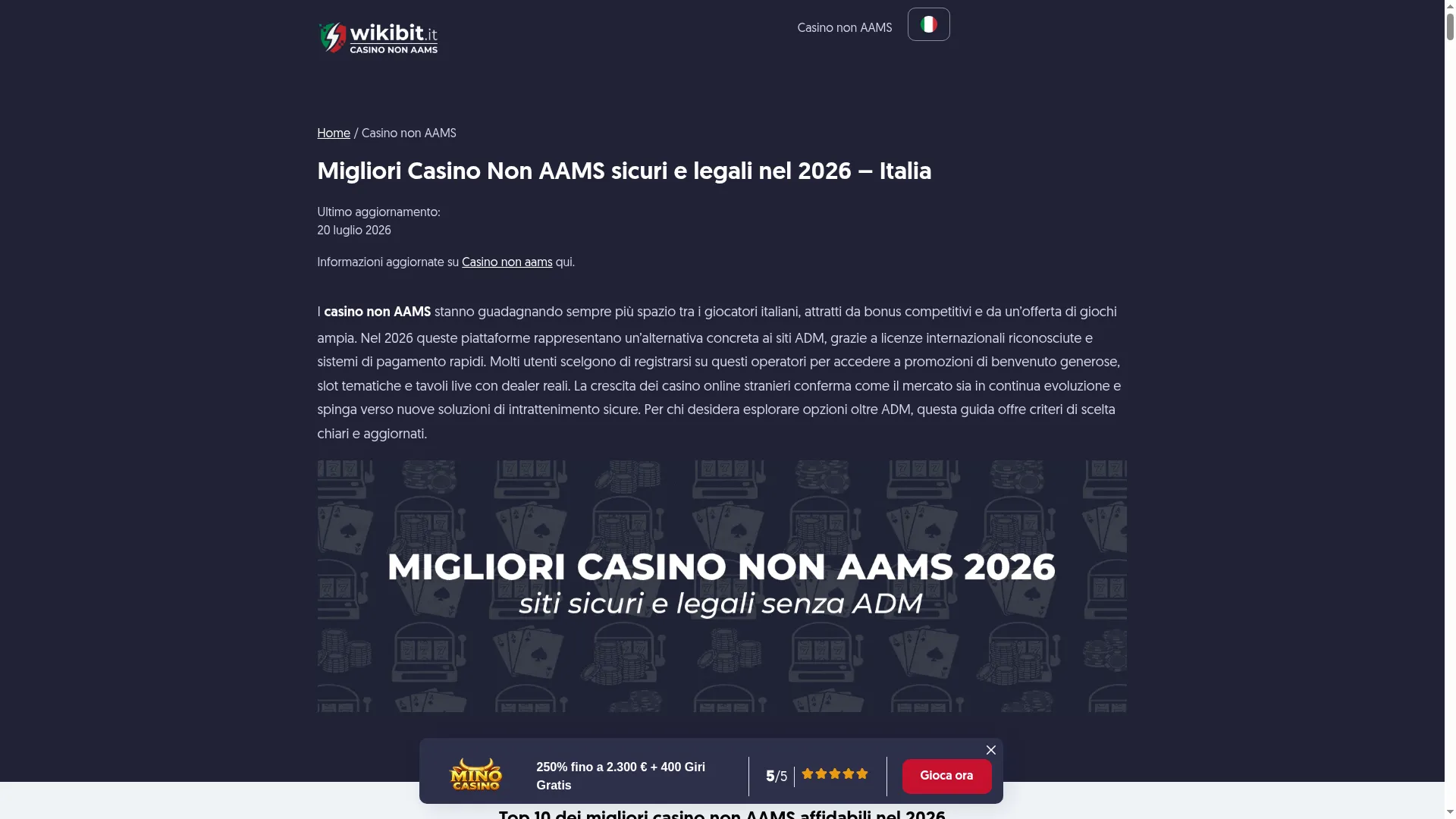 Miglioricasino-non-aams.wikibit.it