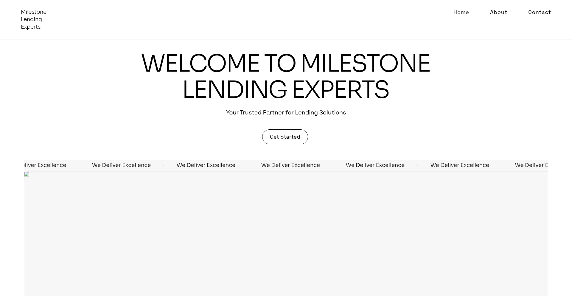 Website screenshot of Milestonele.com