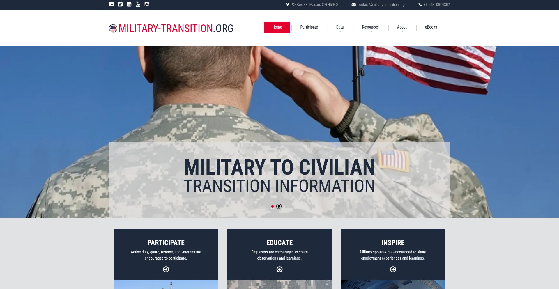 Military-transition.org Screenshot