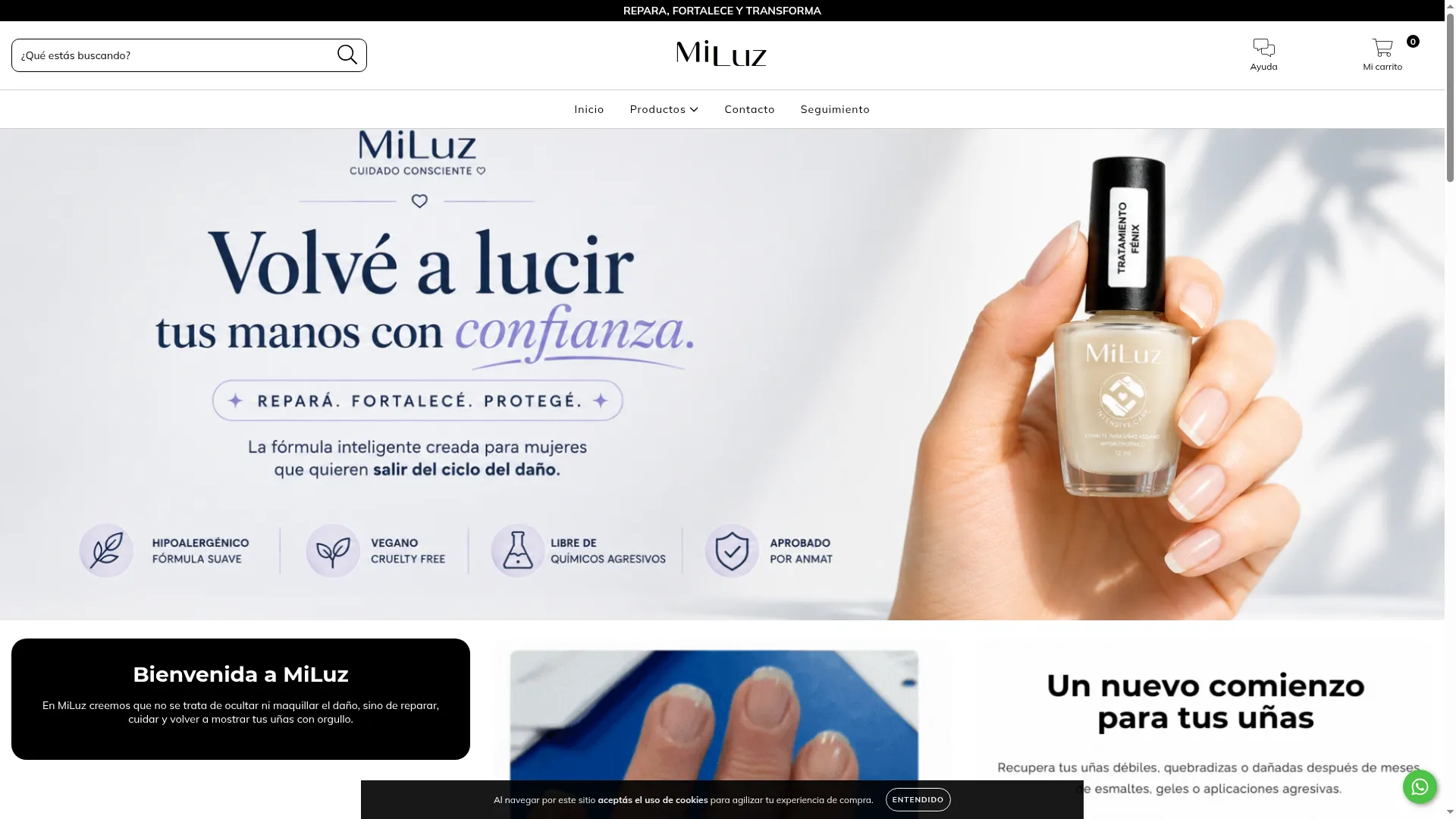 Miluzcosmetic.com