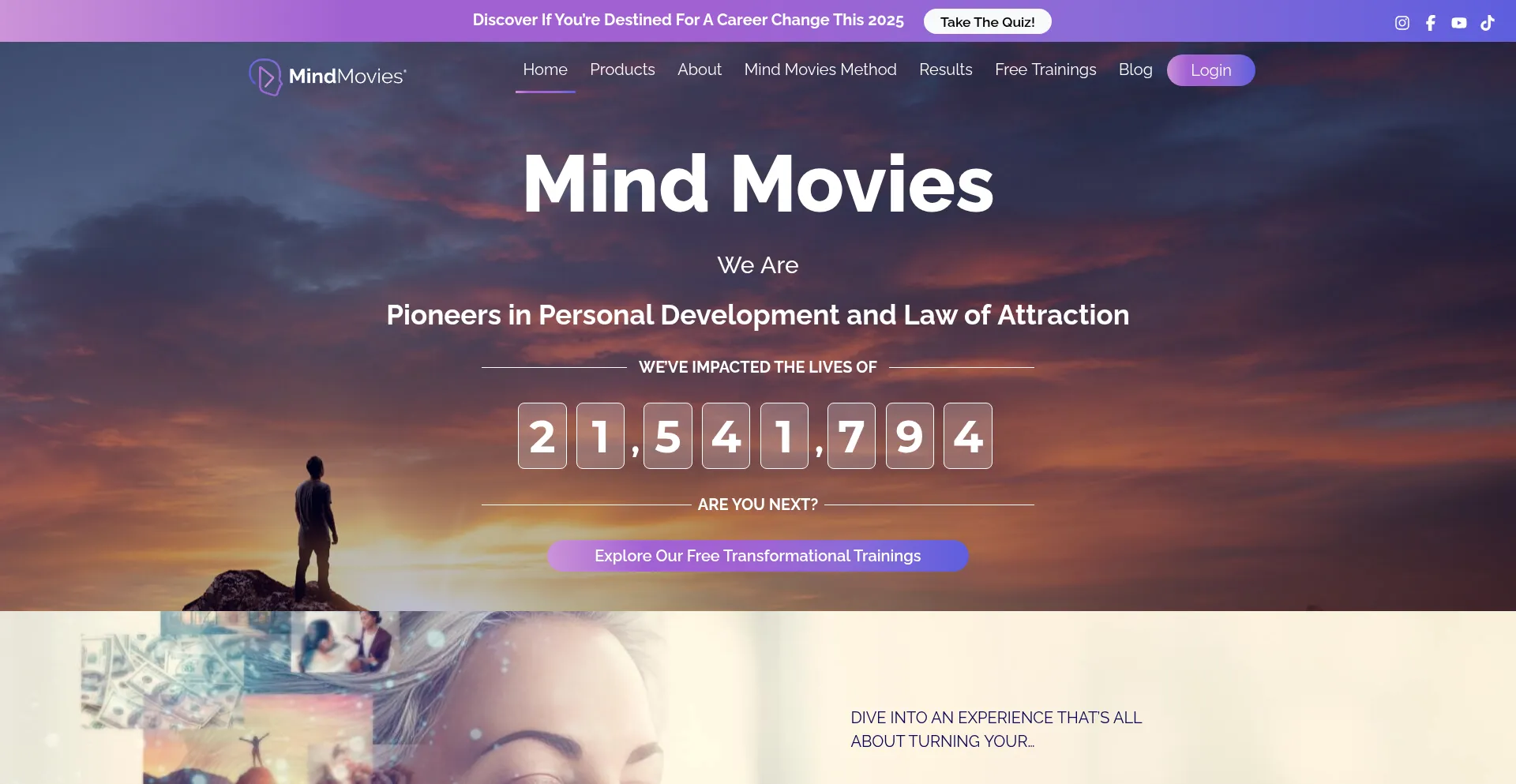 Mindmovies.com Screenshot