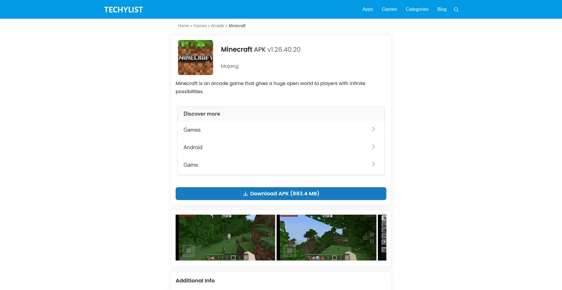 Minecraft.techylist.com