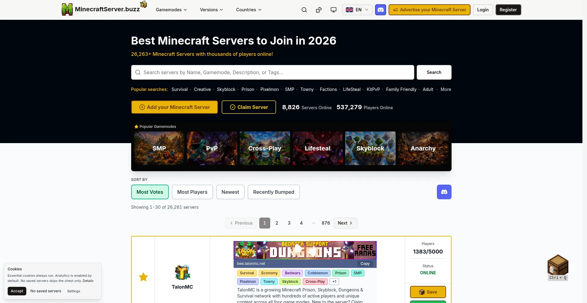 Minecraftserver.buzz