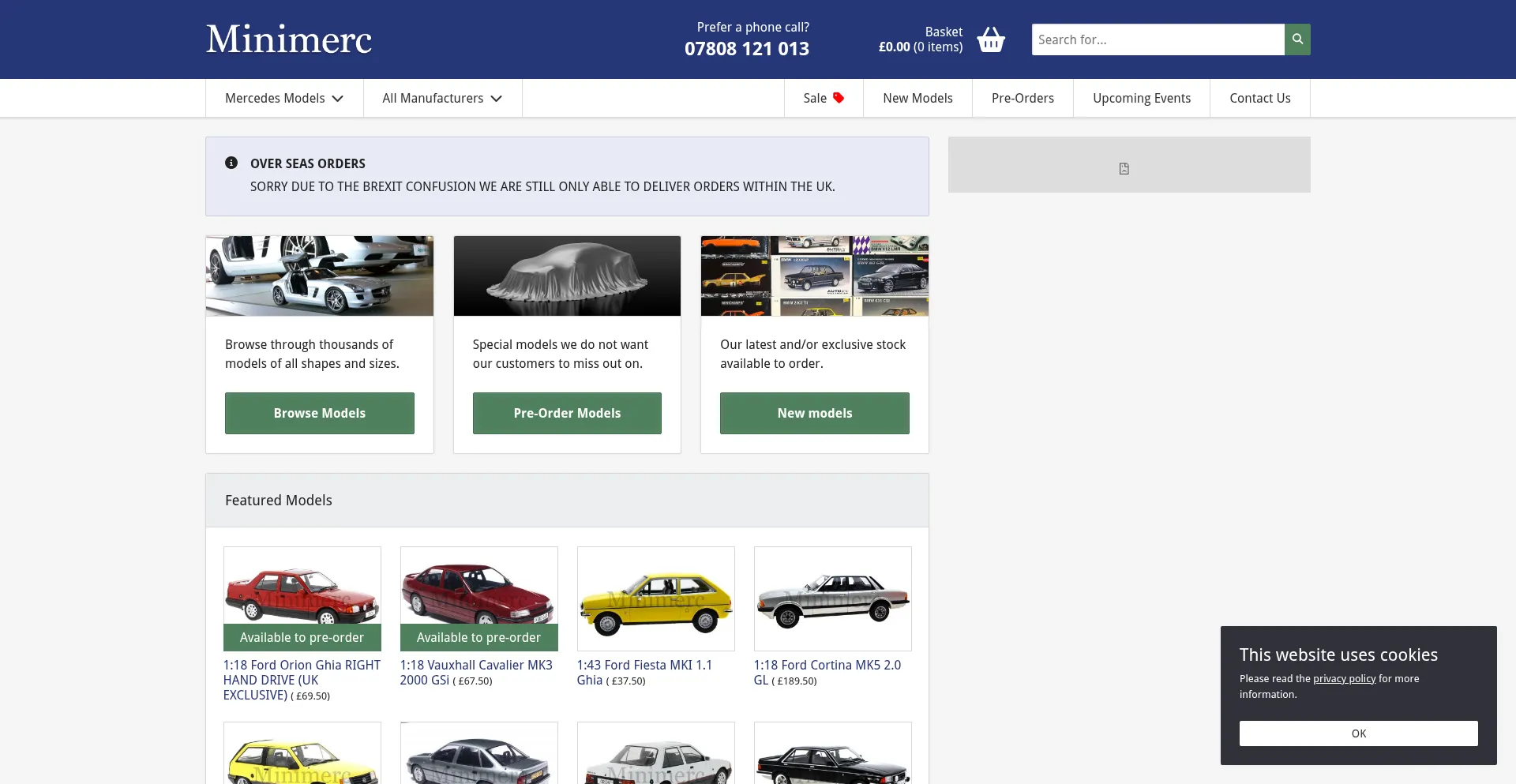 Minimerc.co.uk Screenshot
