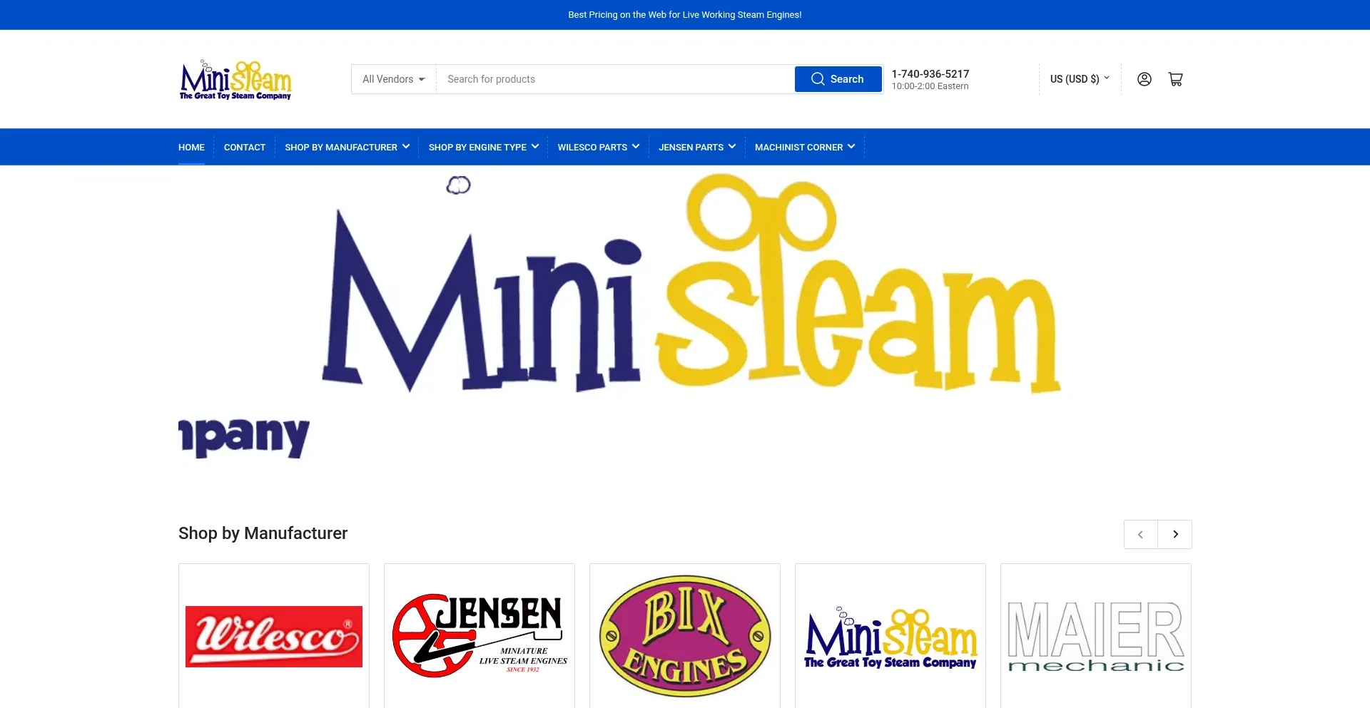Website screenshot of Ministeam.com