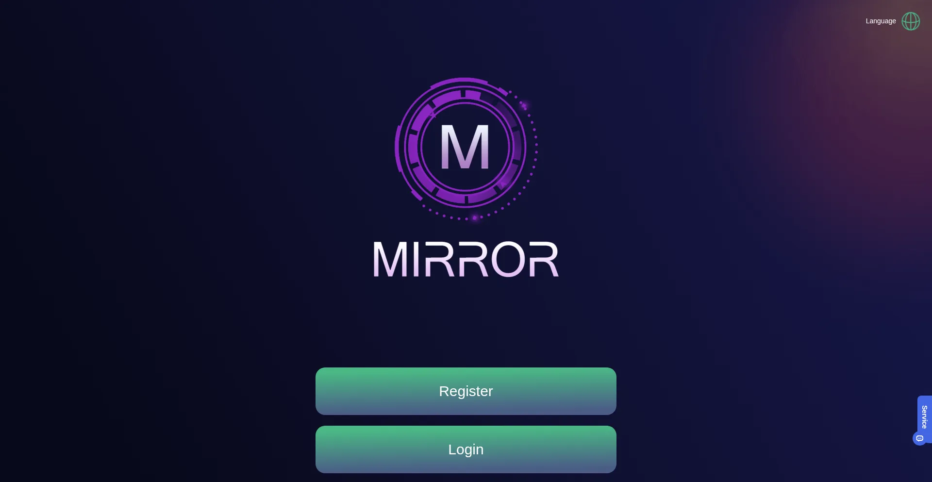 Website screenshot of Miraa.vip