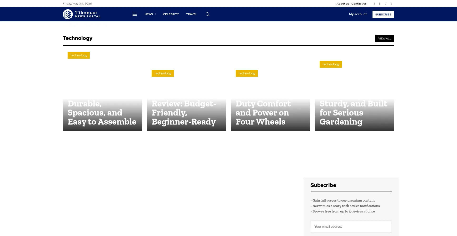 Website screenshot of Miryceo.shop