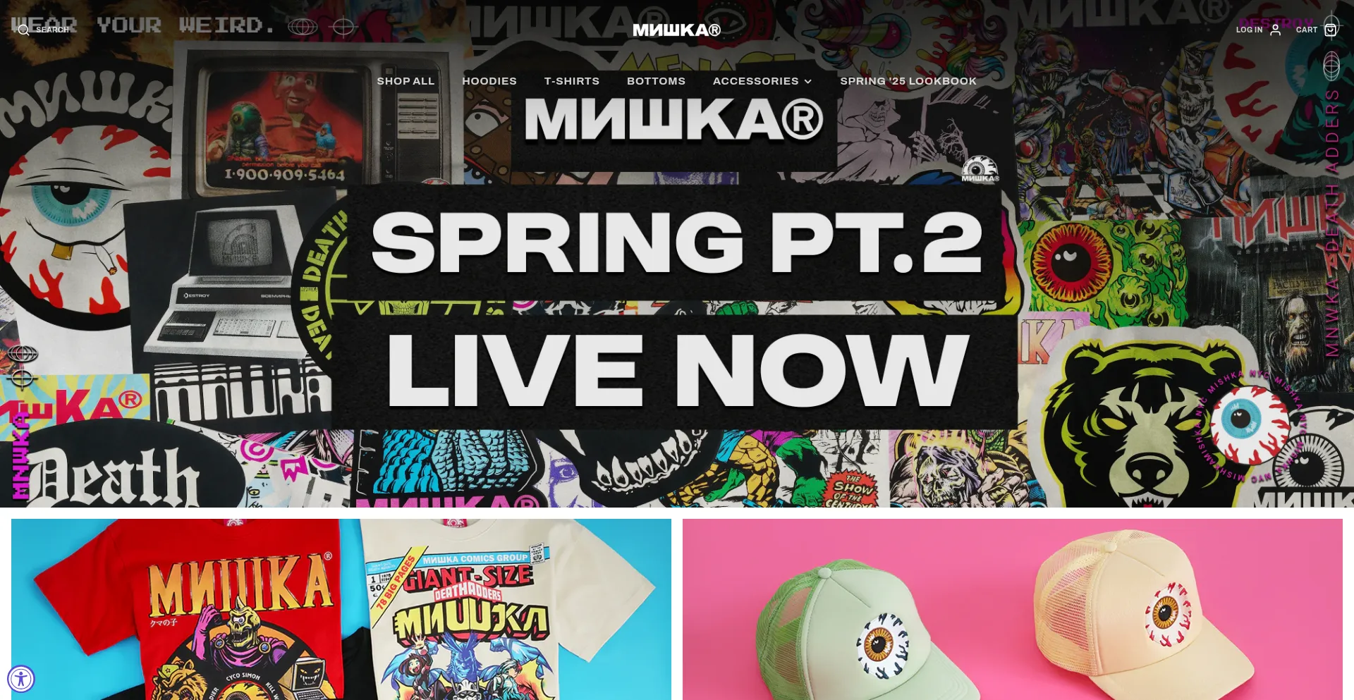 Website screenshot of Mishkanyc.com