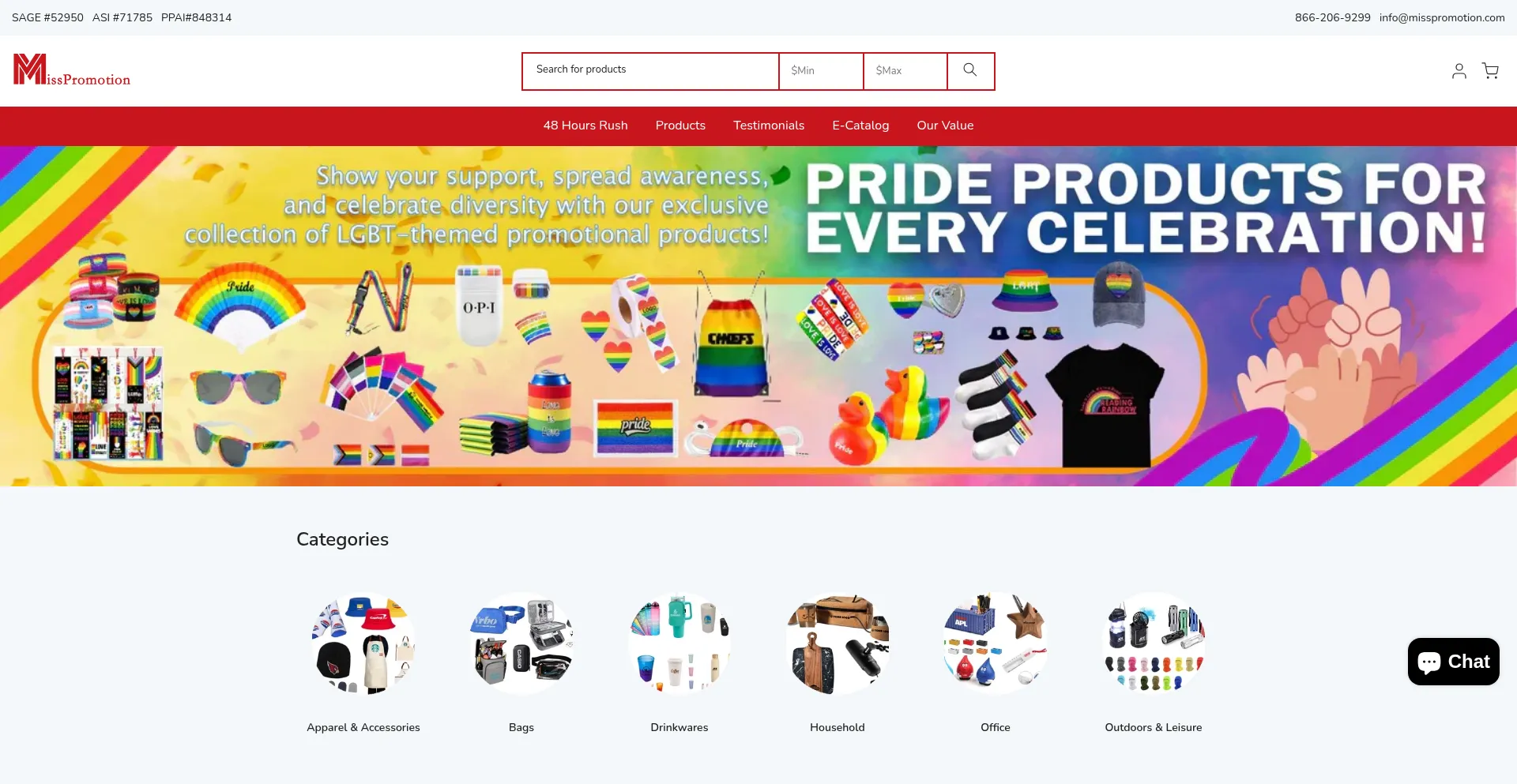 Misspromotion.com Screenshot