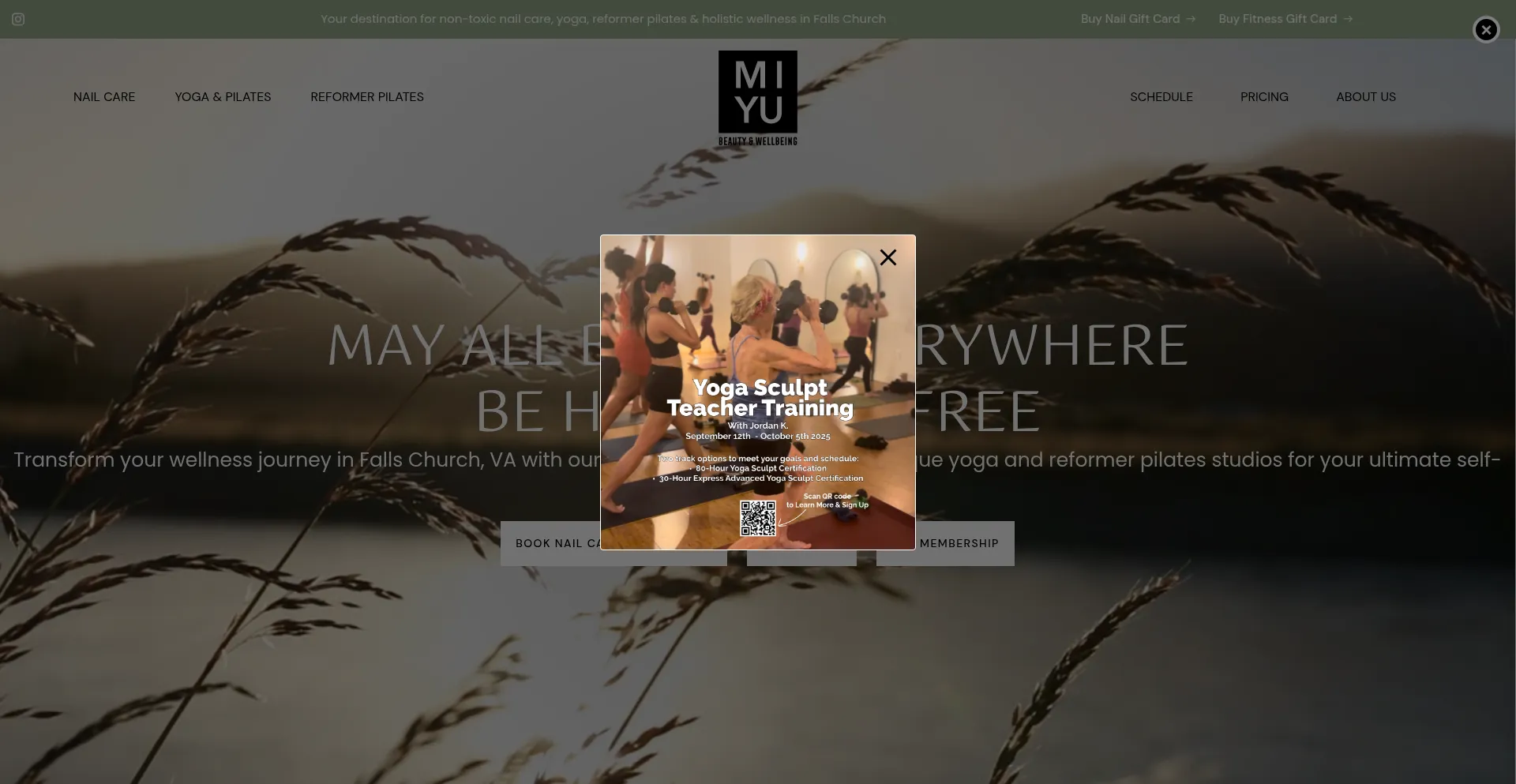 Website screenshot of Miyuusa.com