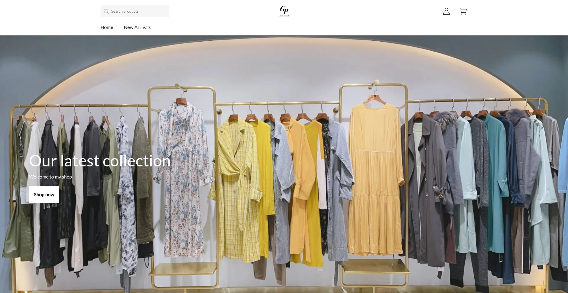 Website screenshot of Mjxlyr.shop