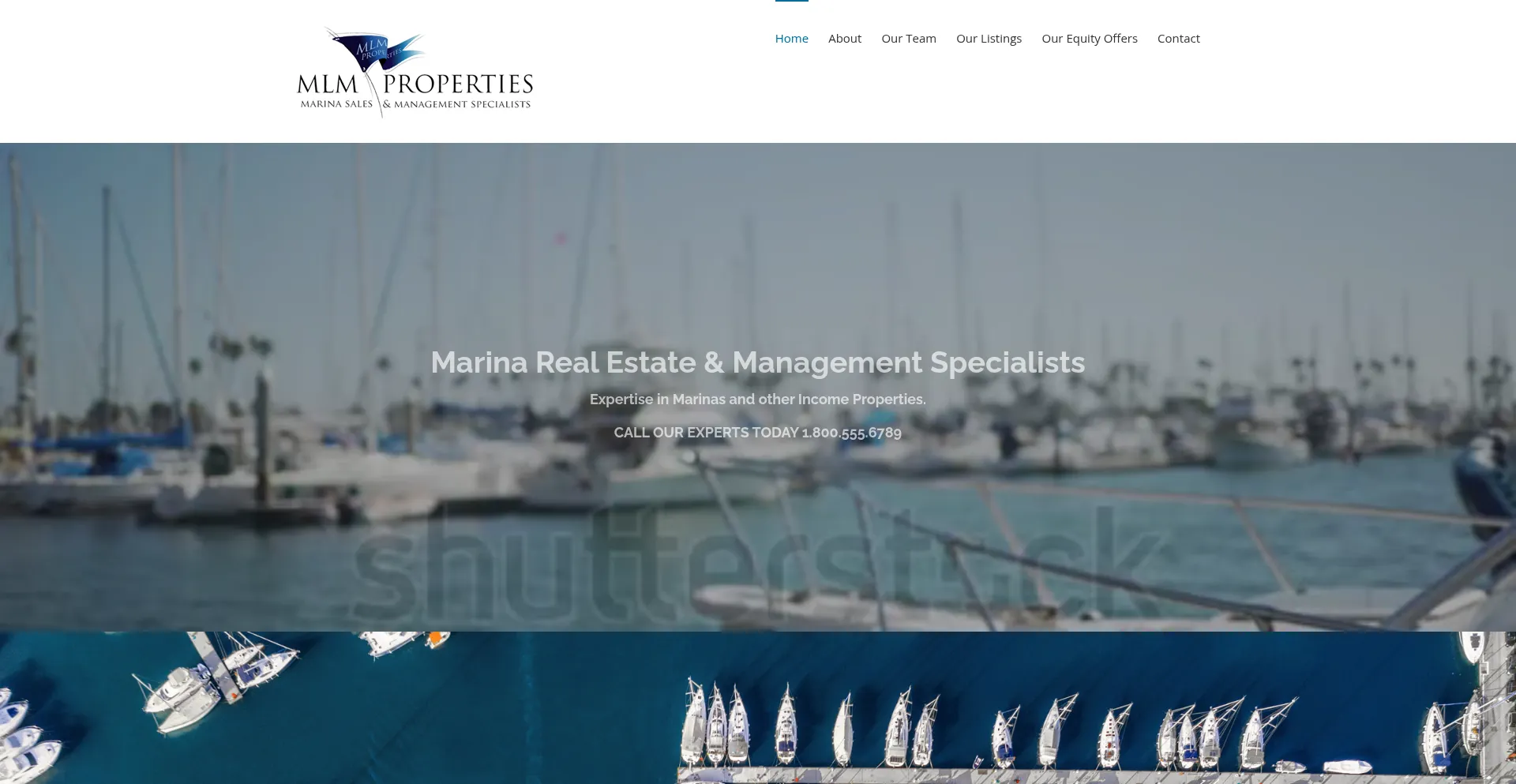 Website screenshot of Mlm-properties.com
