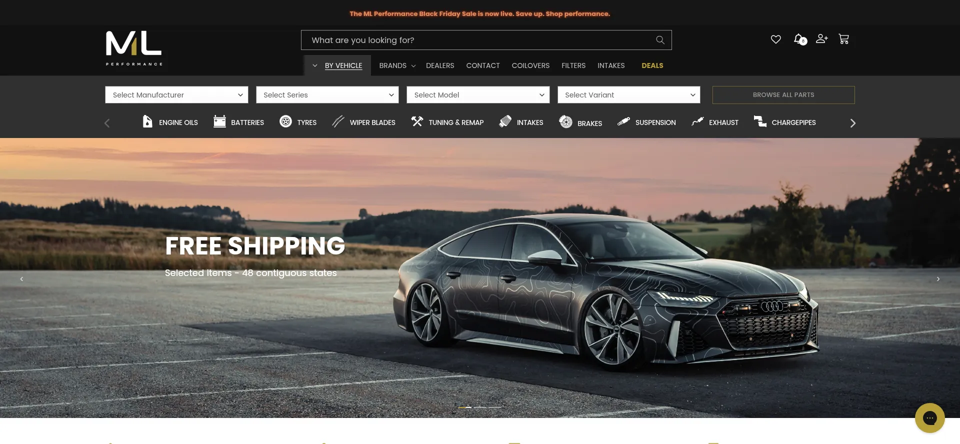 Website screenshot of Mlperformanceusa.com