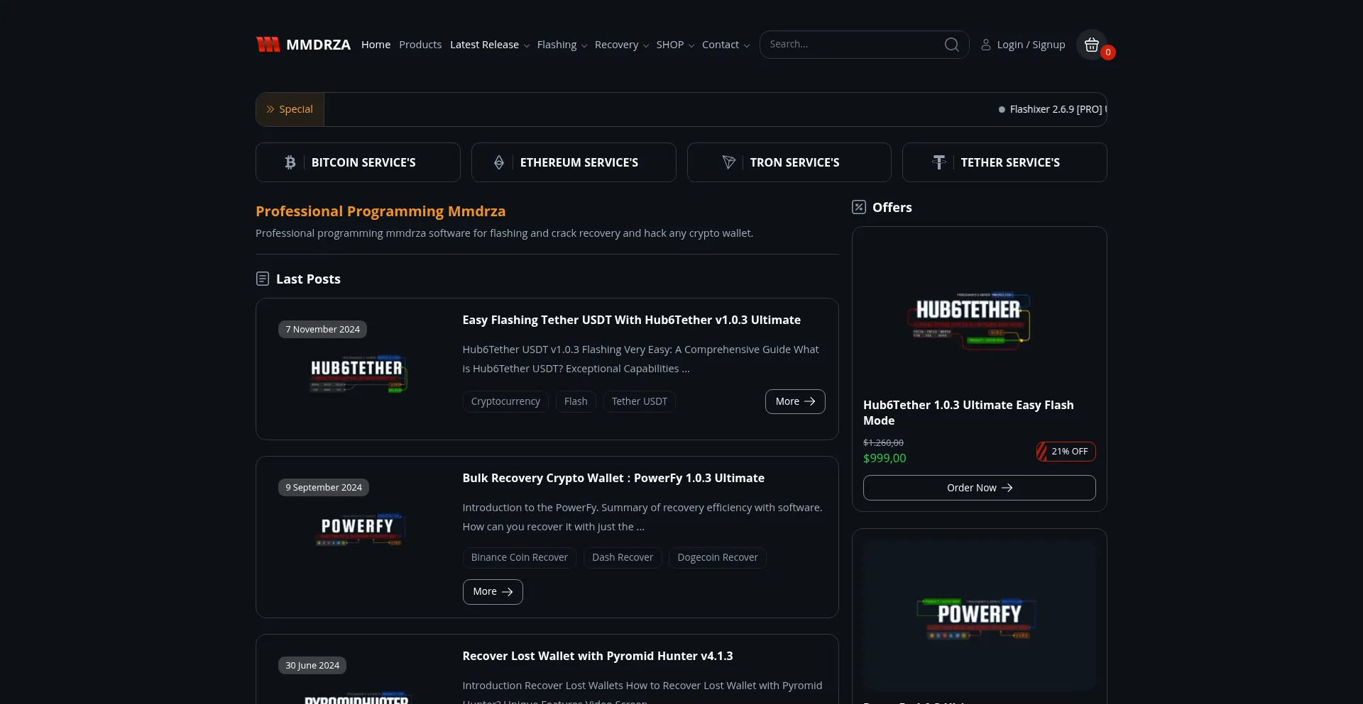 Mmdrza.com Screenshot