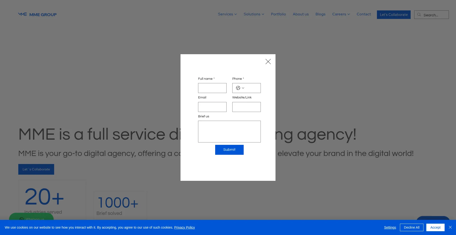 Mmegroup.online Screenshot
