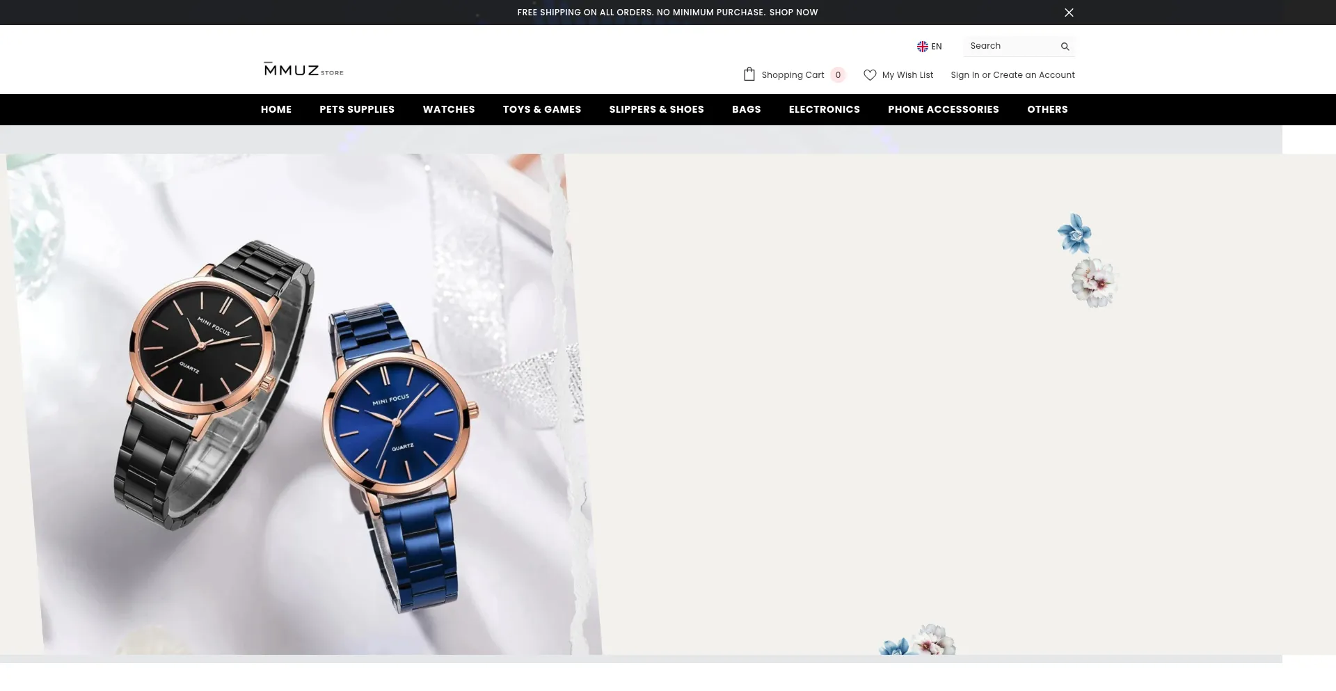 Website screenshot of Mmuzs.com