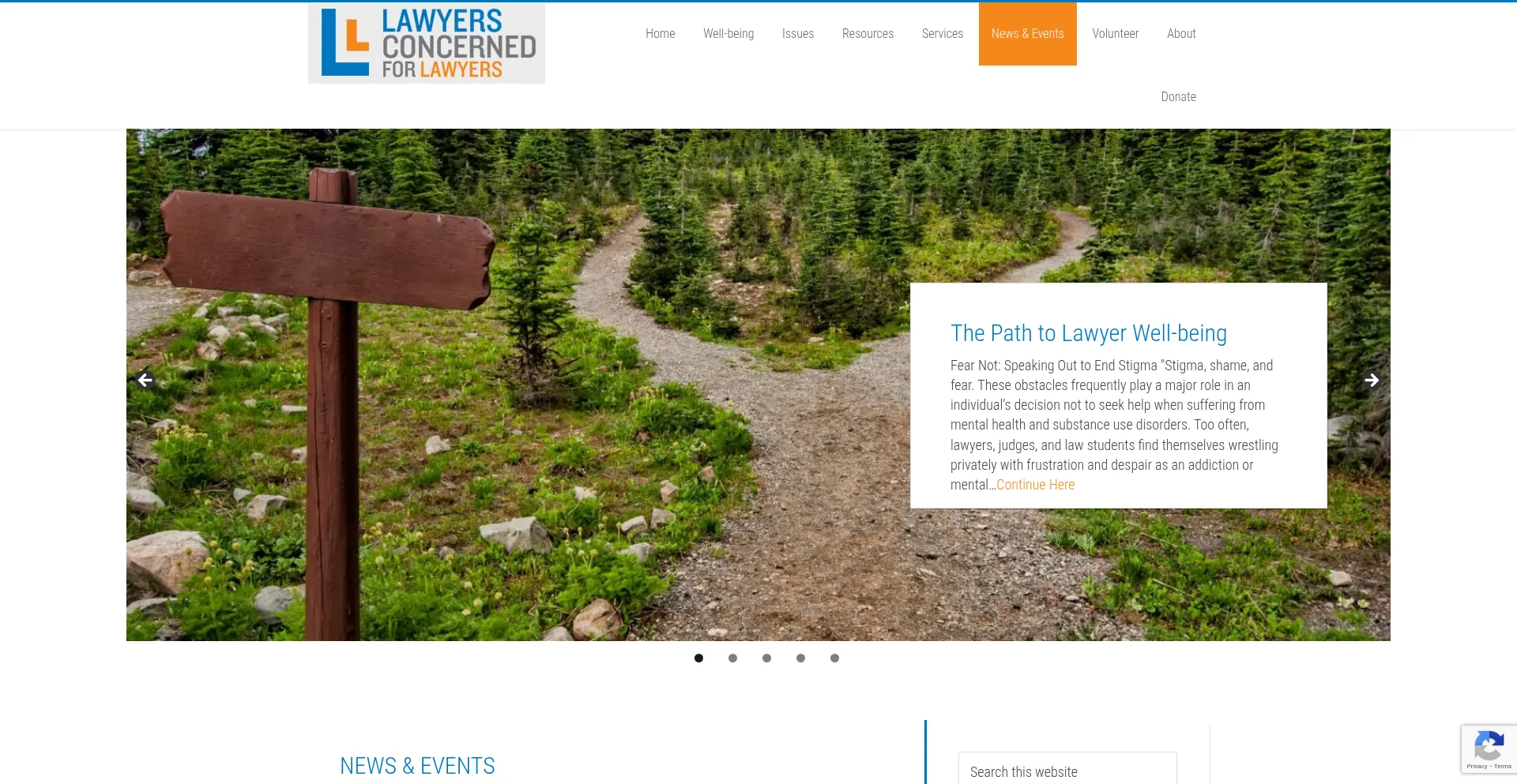 Website screenshot of Mnlcl.org