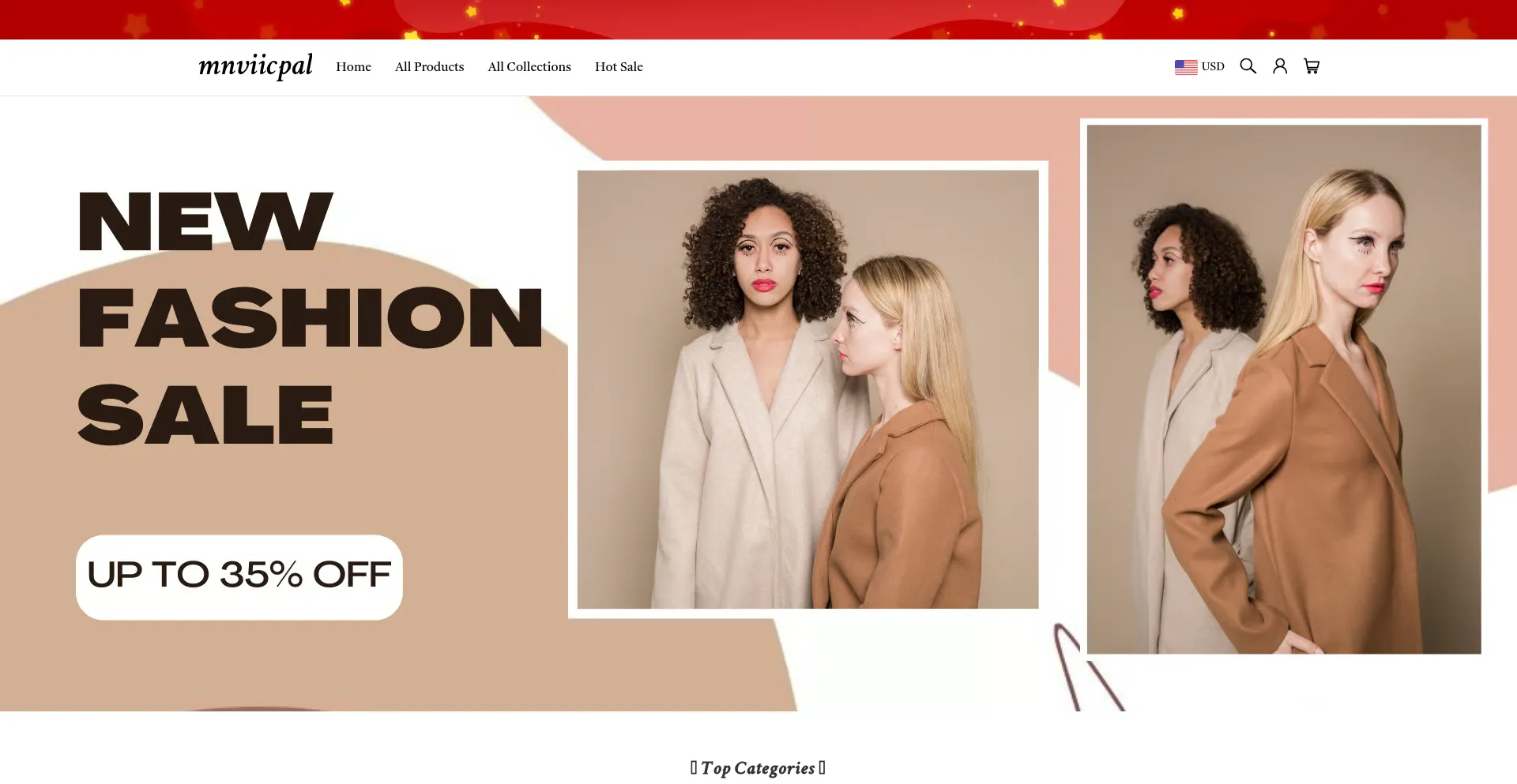 Website screenshot of Mnviicpal.com