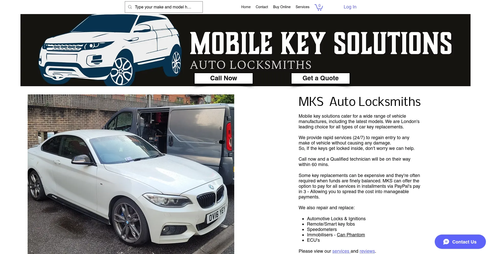 Mobilekeysolutions.uk Screenshot