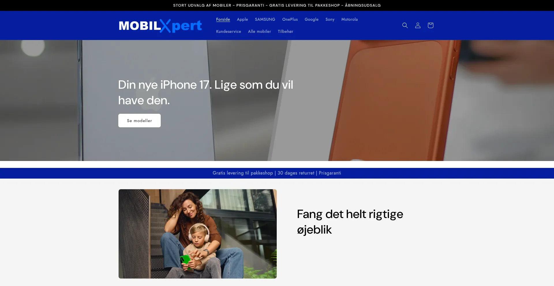 Mobilxpert.dk Screenshot