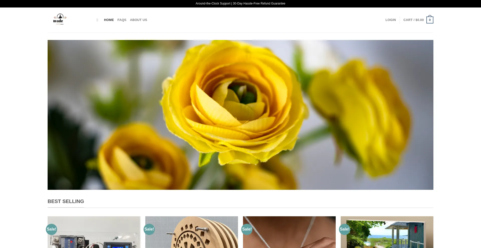 Website screenshot of Moderncookr.com