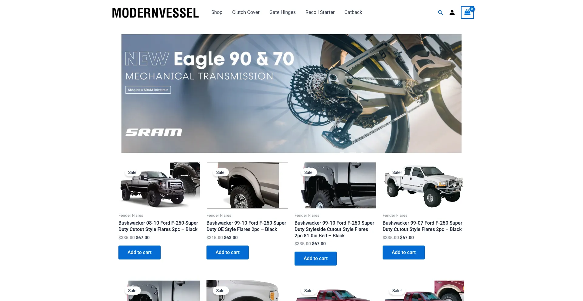 Website screenshot of Modernvesselco.com