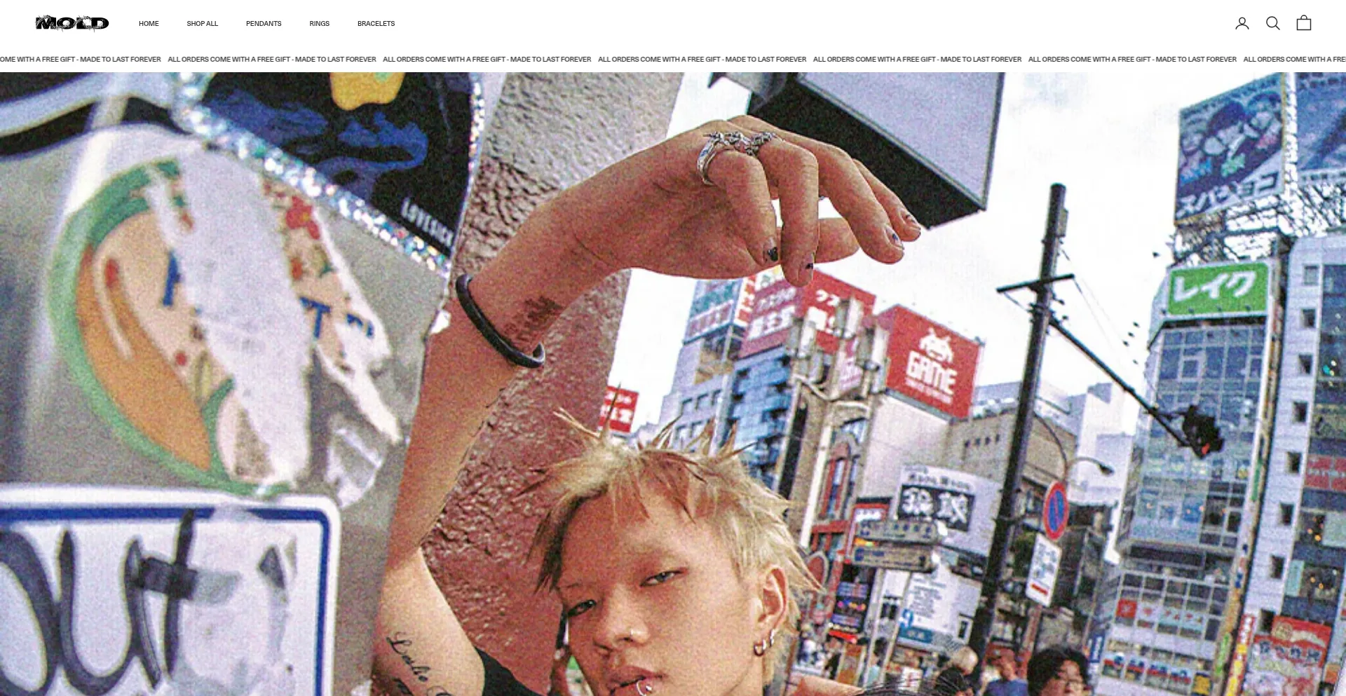Website screenshot of Moldjewelry.com