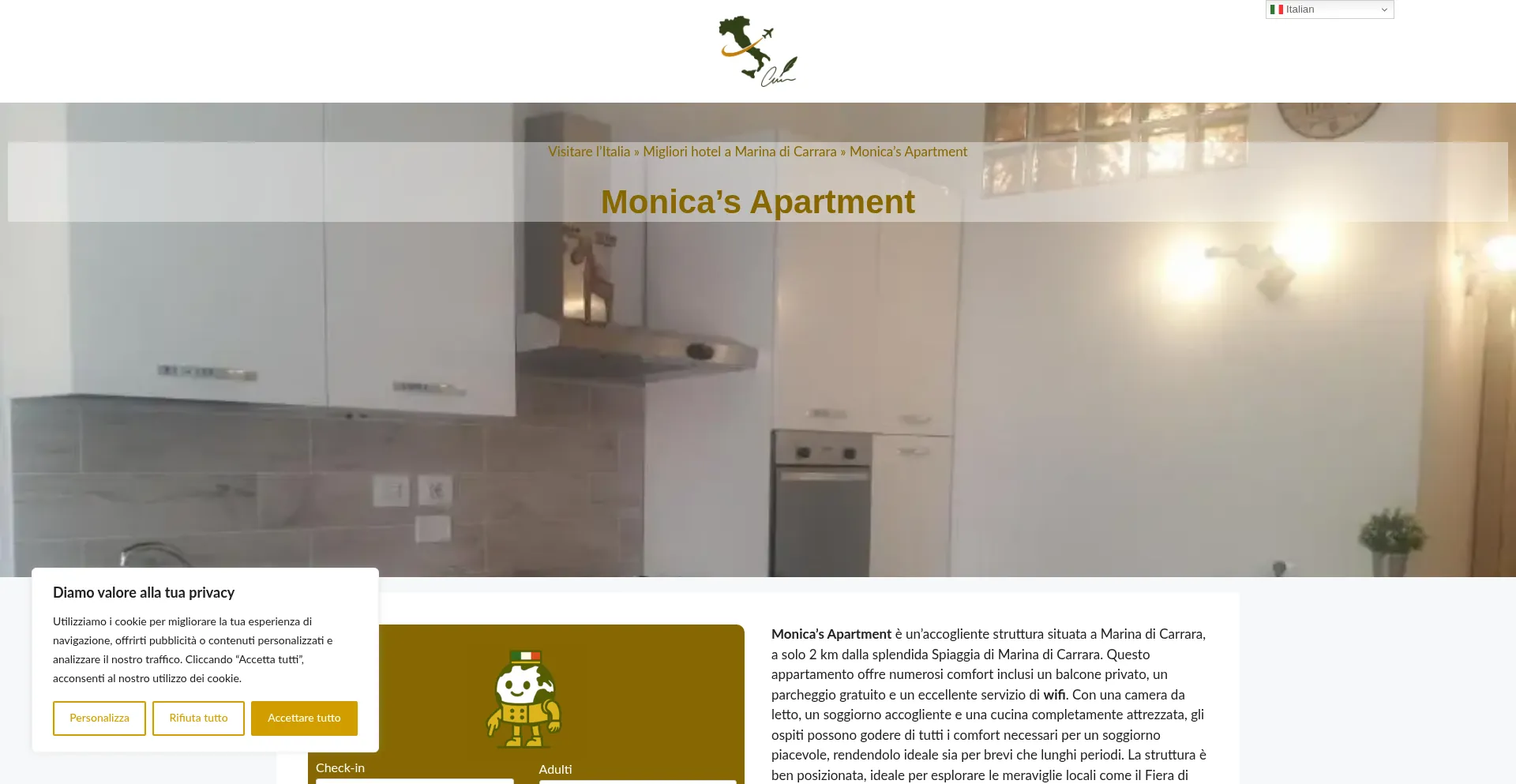 Monicas-apartment.dreaminginrome.com 安全可靠吗？