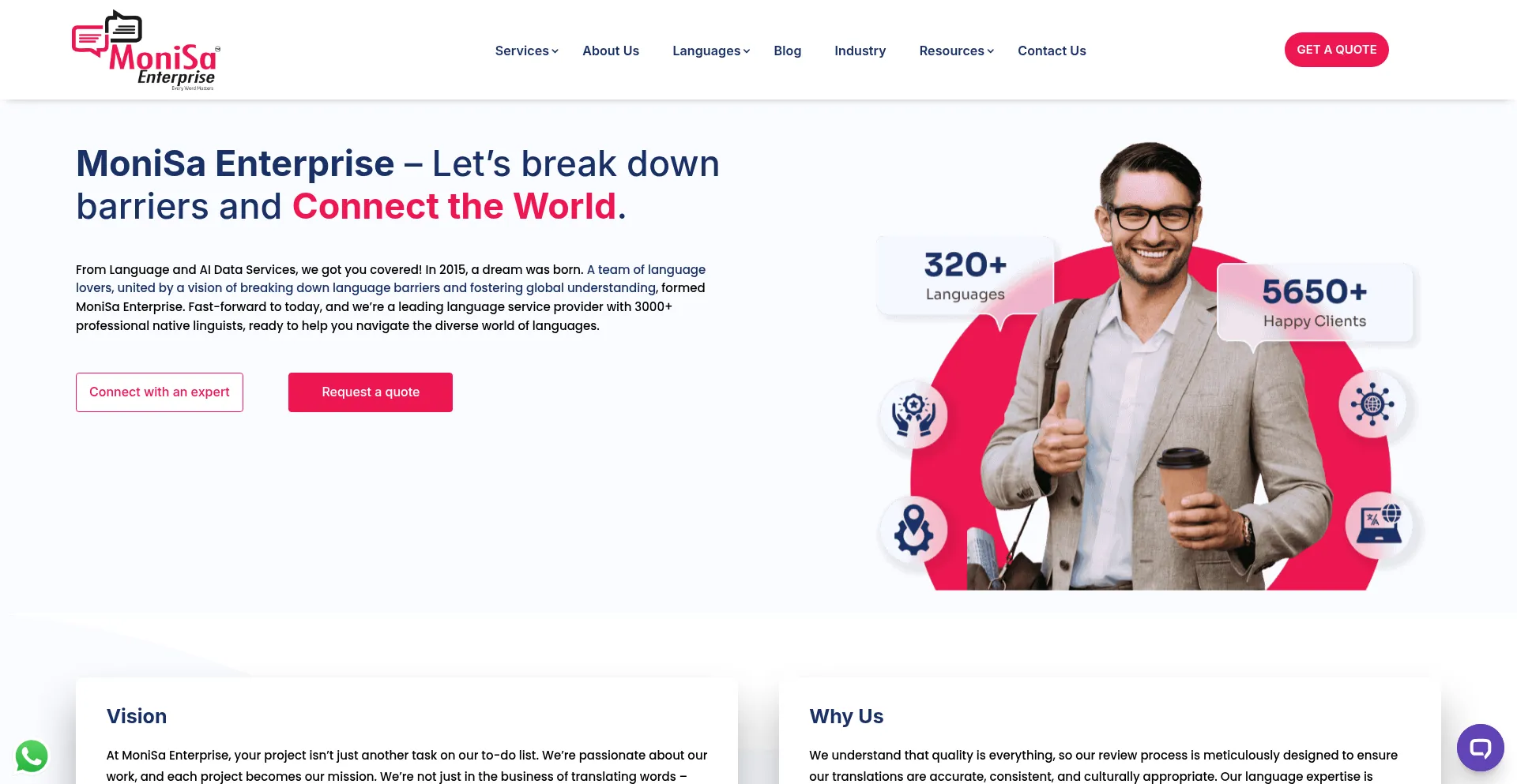 Monisaenterprise.com Screenshot