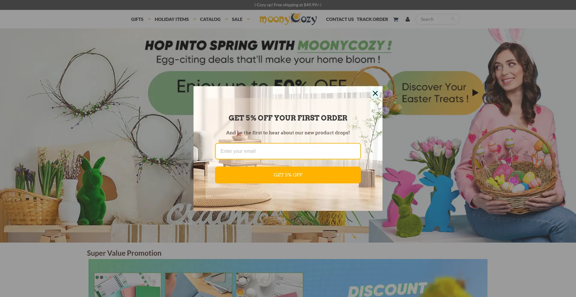 Moonycozy.com Screenshot