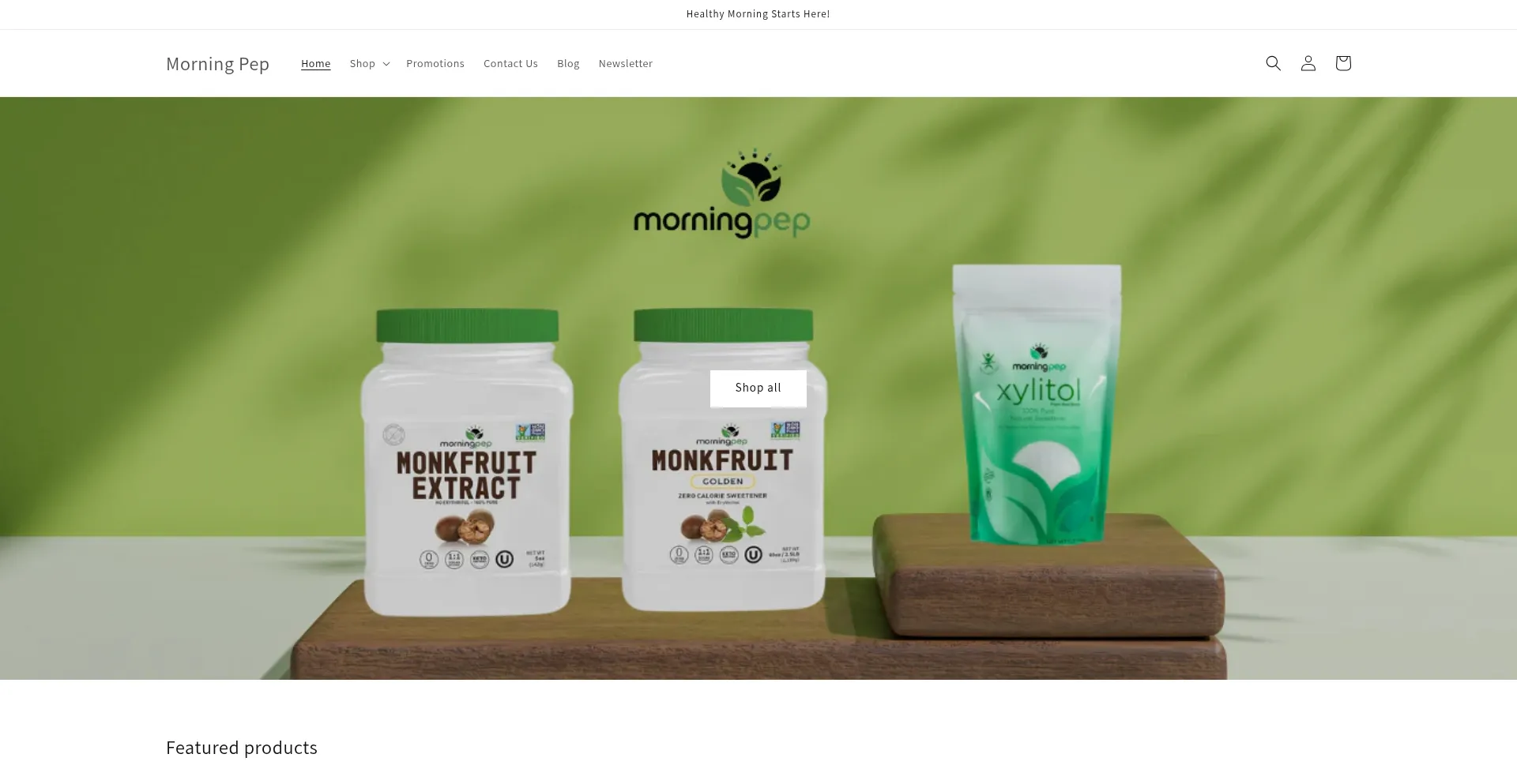 Morningpep.com Screenshot