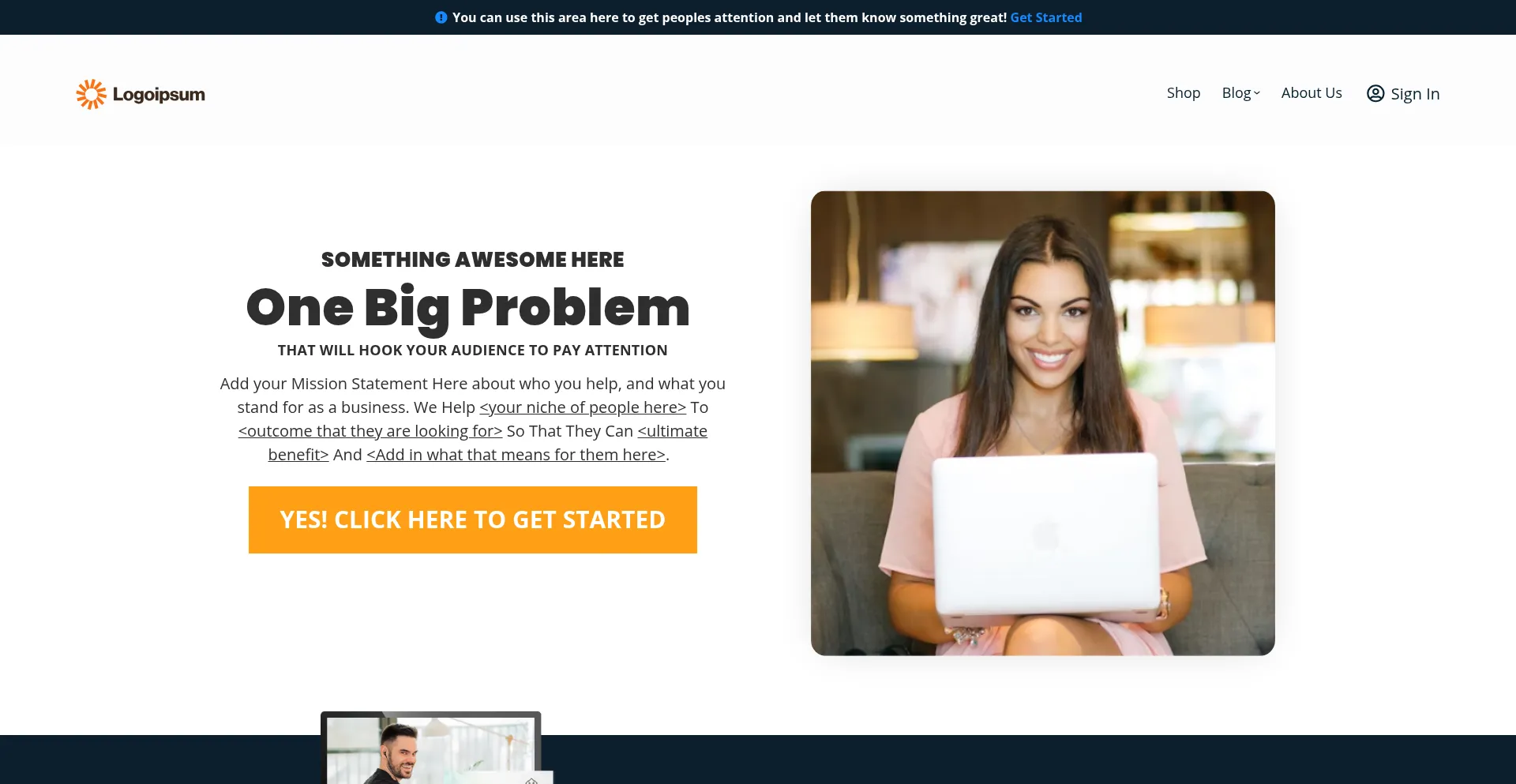 Website screenshot of Mosinmedia.org