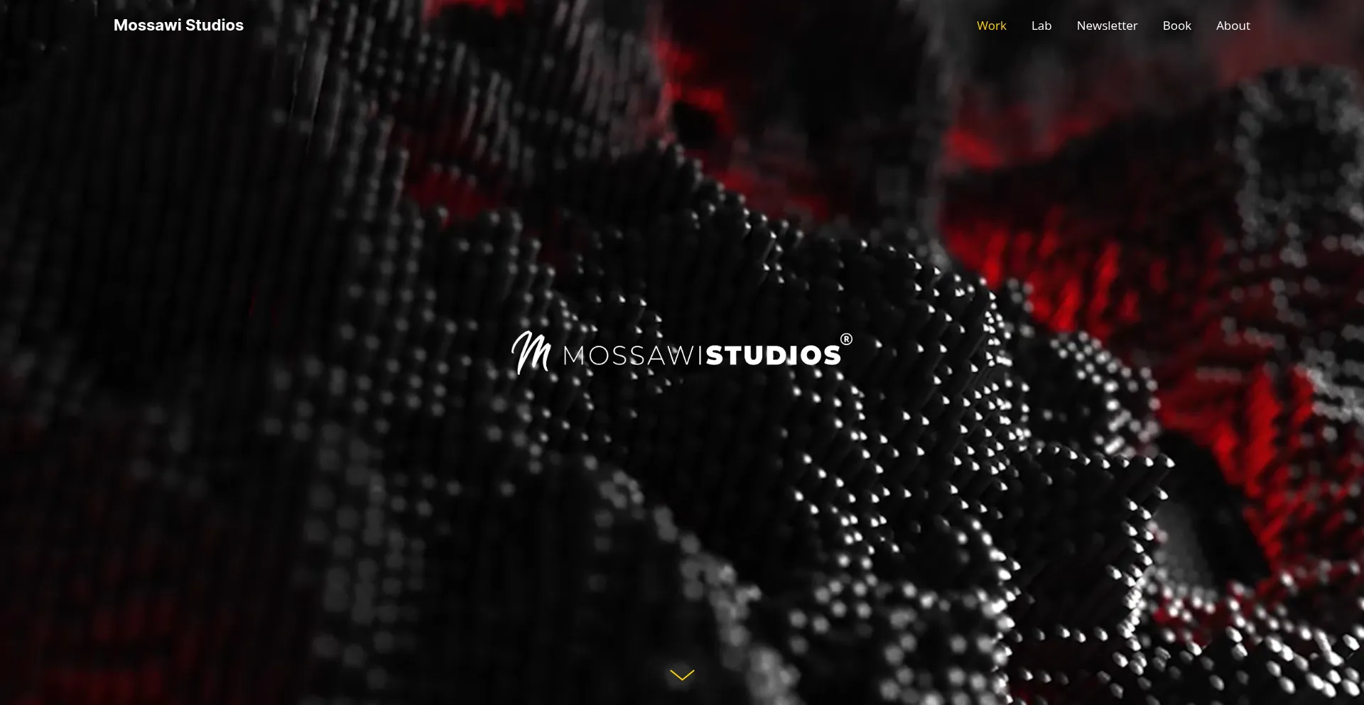 Website screenshot of Mossawistudios.com