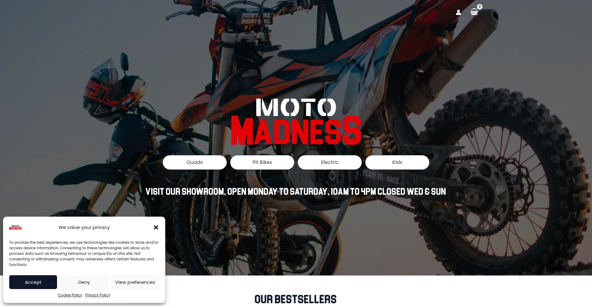 Motomadnessmanchester.co.uk Screenshot