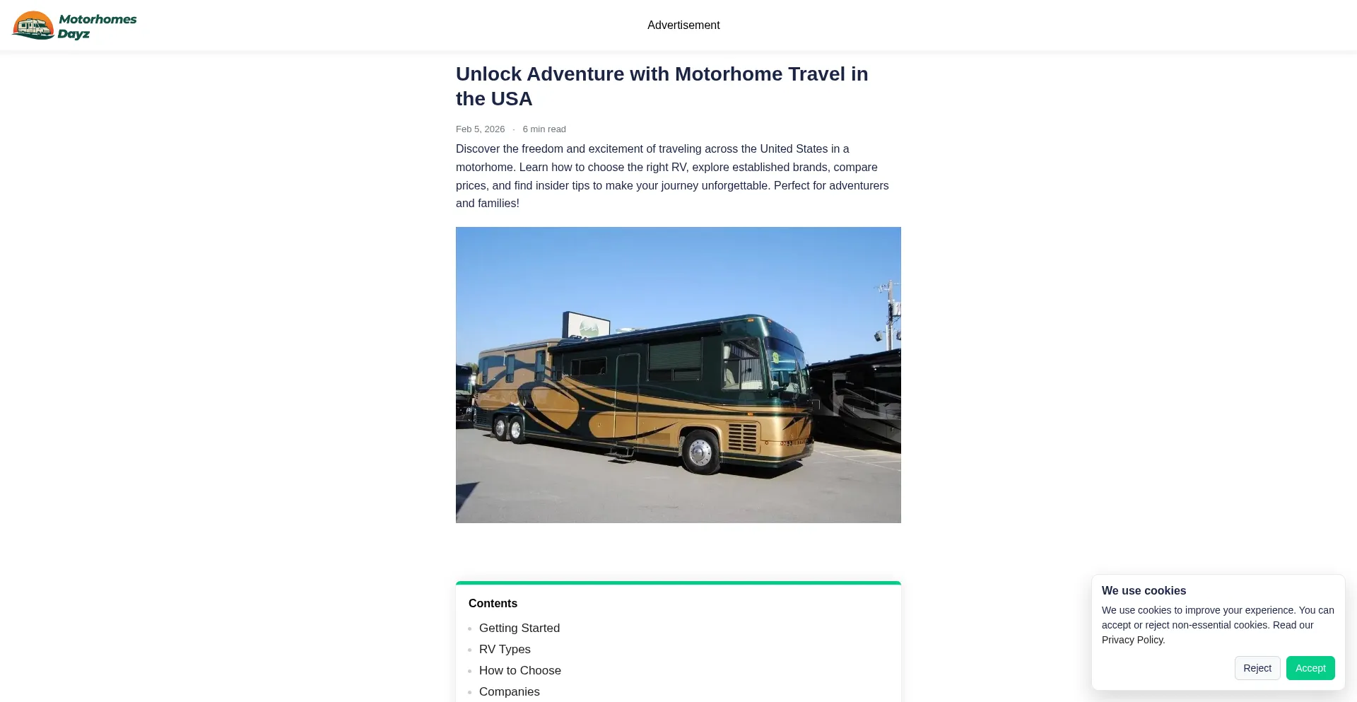 Motorhomesdayz.com
