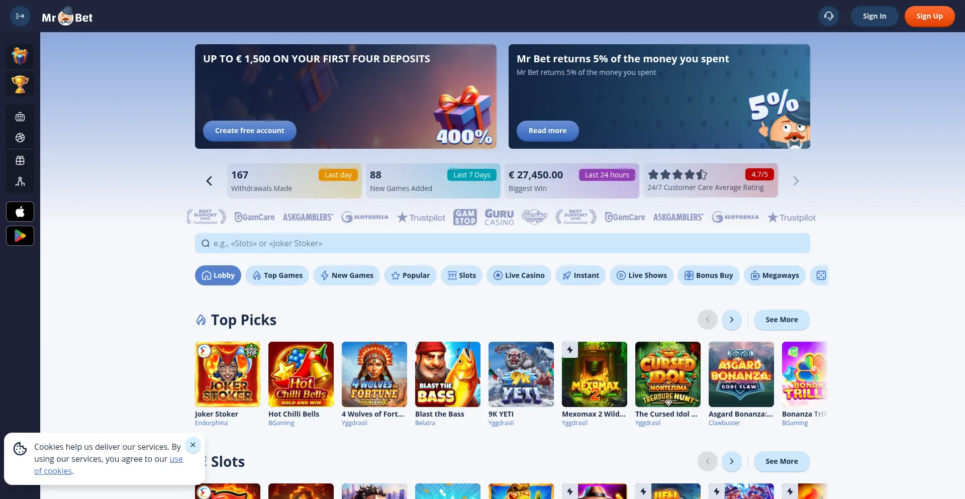Mr.bet Screenshot